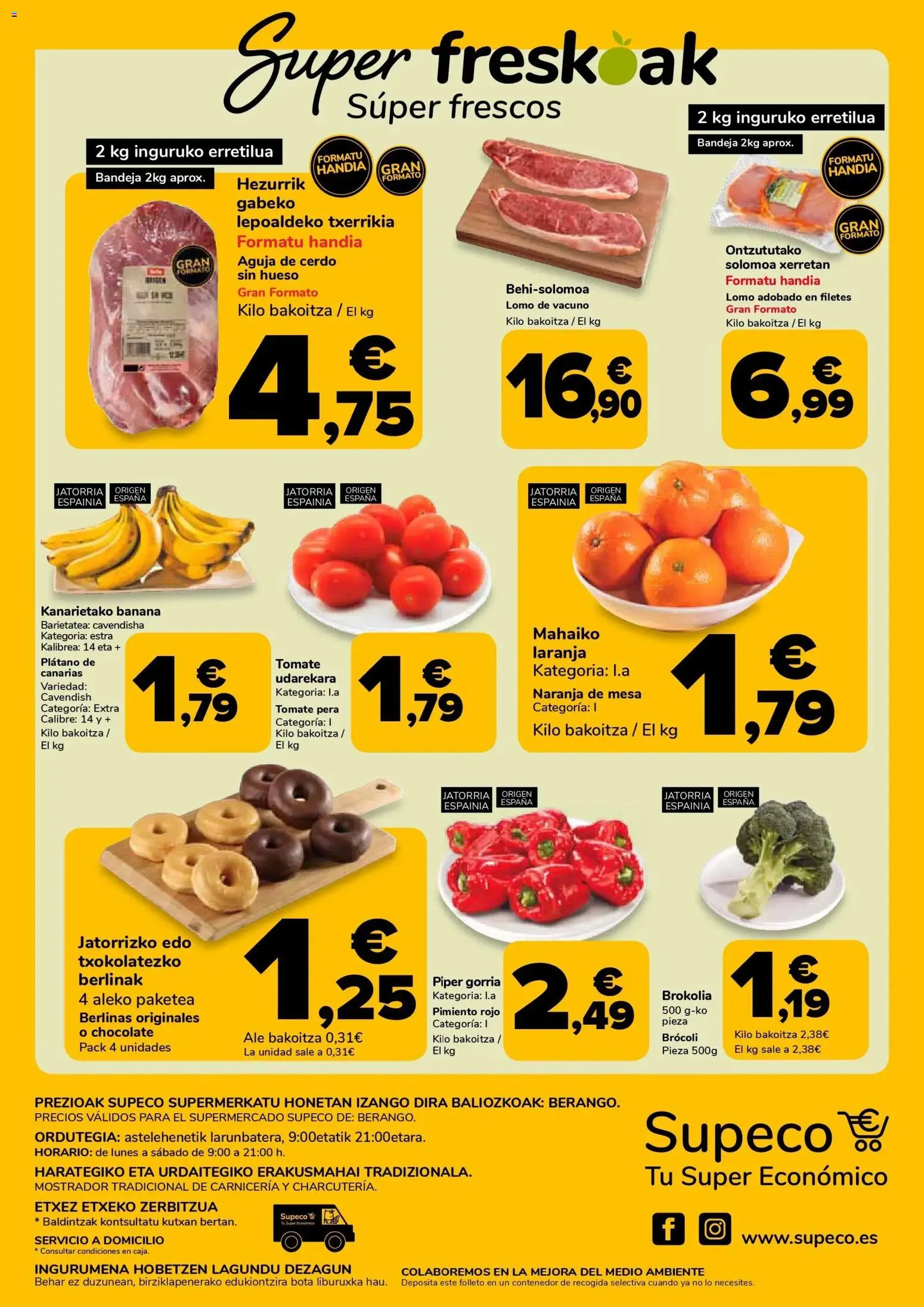 Supeco folleto │ válido desde el 11.02.2026 | Página: 4 | Productos: Cerdo, Κάδος απορρυμάτων, Bandeja, Mesa