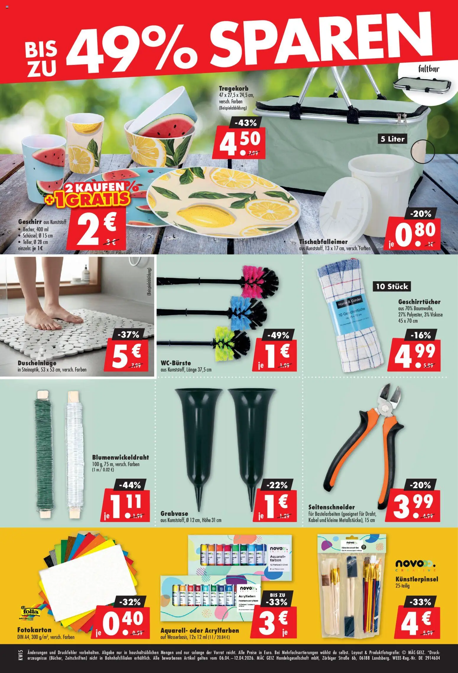 Mäc Geiz Prospekt 	 – gültig ab 06.04.2026 | Seite: 2 | Produkte: Kabel