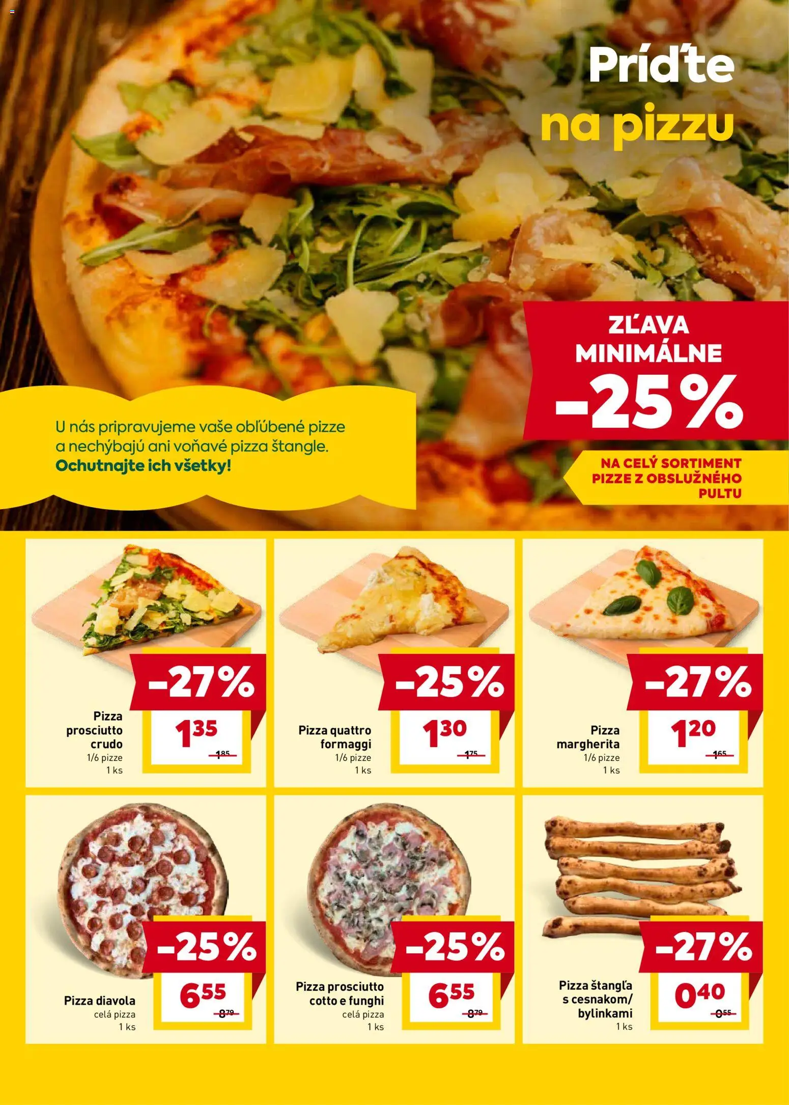 Nové Billa akcie – leták je platný od 25.02.2026 | Strana: 2 | Produkty: Pizza