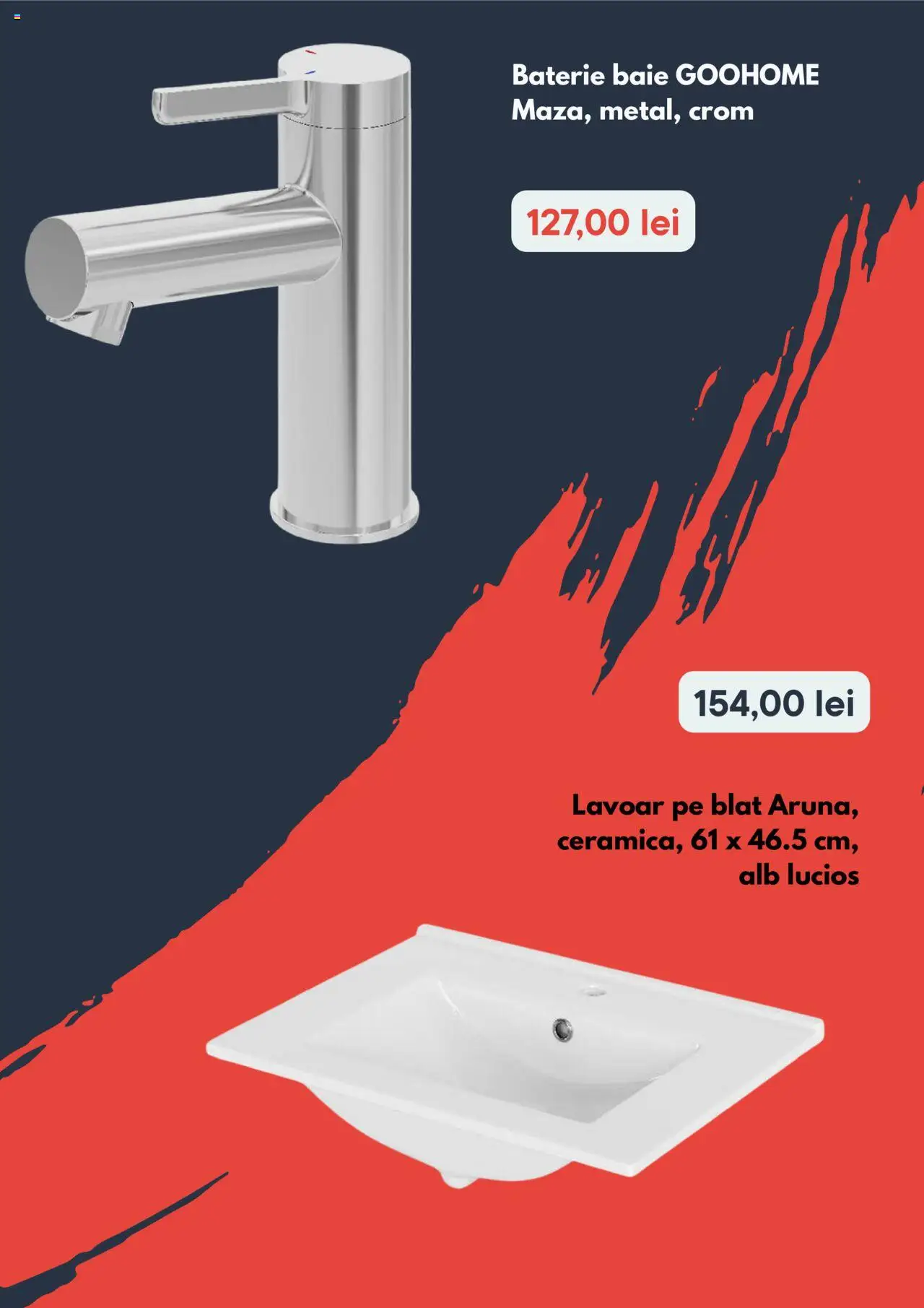 Noul catalog Brico Depot – valabil de la 02.10.2025 | Pagină: 6 | Produse: Lavoar, Baterie