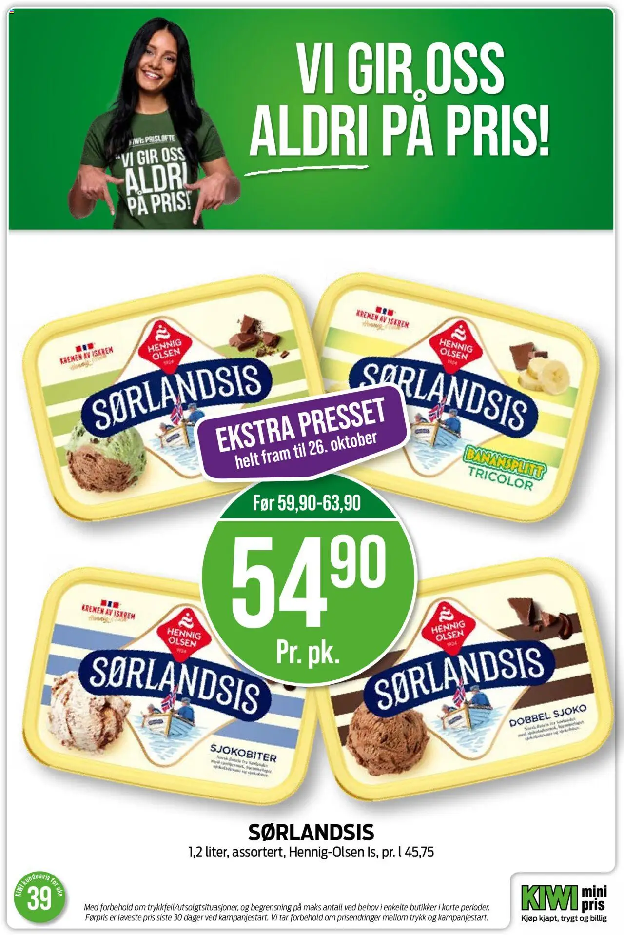  | Side: 8 | Produkter: Kiwi, Iskrem, Датчик руху, Napolitane