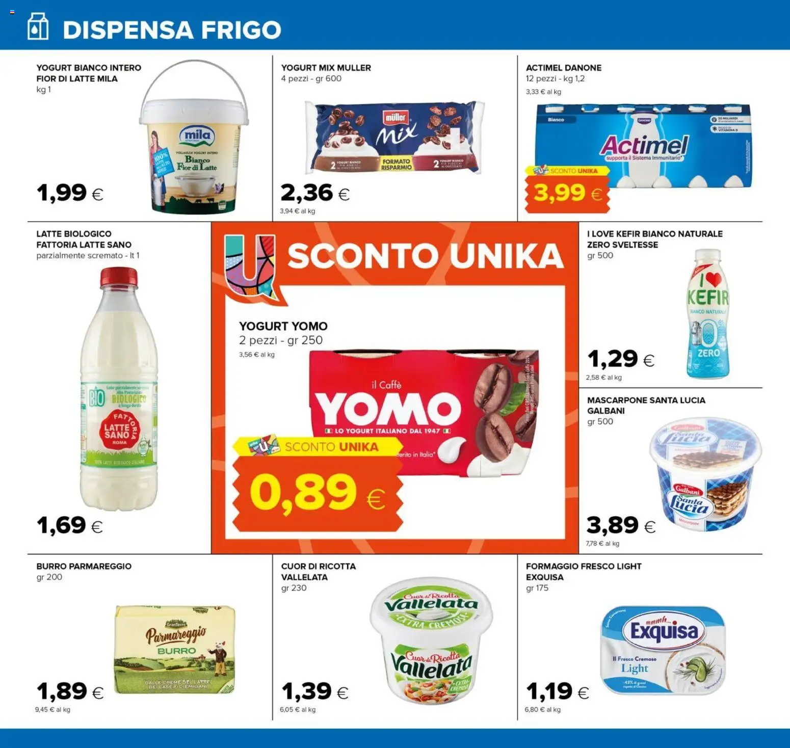 Volantino Oasi del 29.01.2026 | Pagina: 8 | Prodotti: Caffè, Latte, Formaggio, Burro