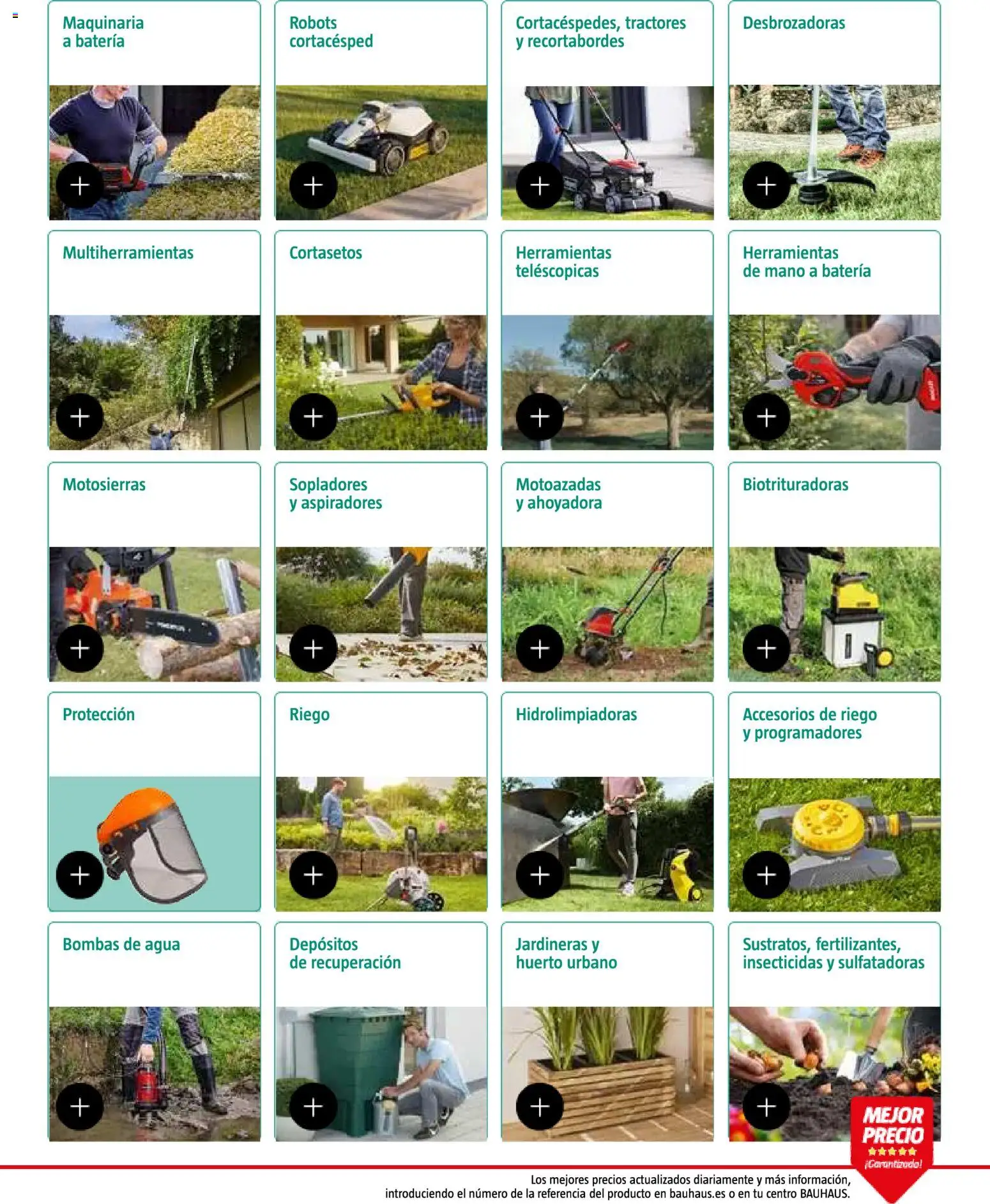 Bauhaus Jardín │ válido desde el 16.03.2026 | Página: 3 | Productos: Cortasetos, Απολυμαντικό, Batería
