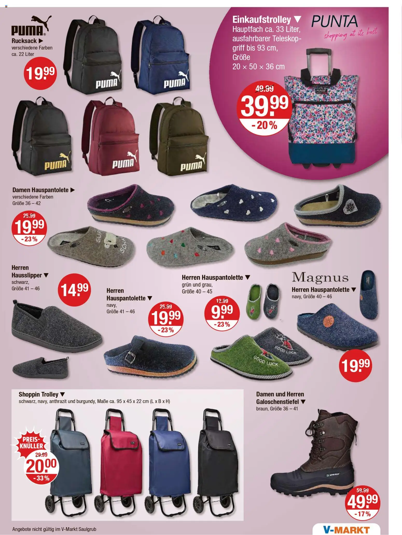 V-Markt - Hallertau/Oberpfalz – gültig ab 04.12.2025 | Seite: 25 | Produkte: Rucksack