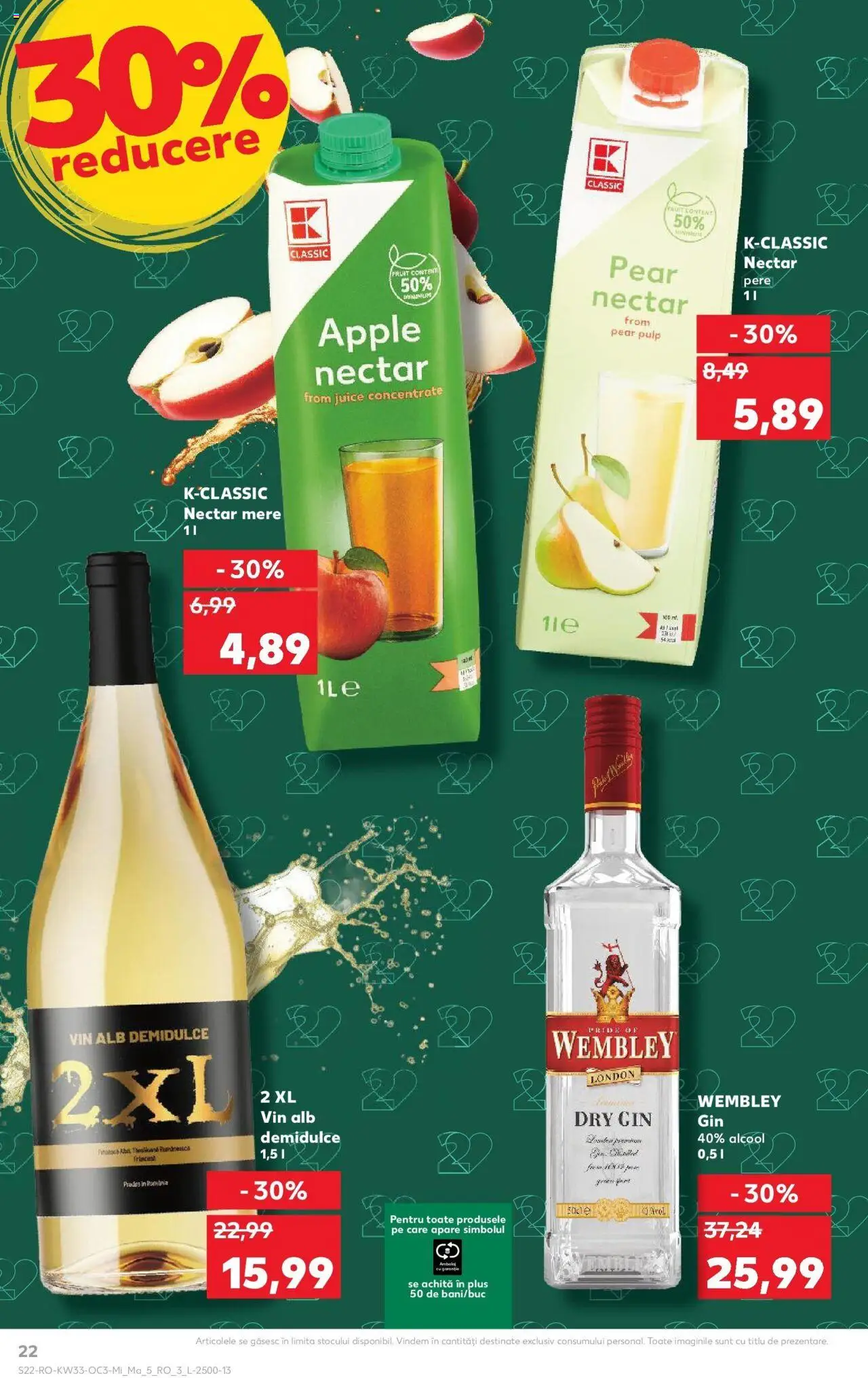 Catalog Kaufland - Pitești – valabil de la 13.08.2025 | Pagină: 22 | Produse: Apple, Vin, Mere, Gin