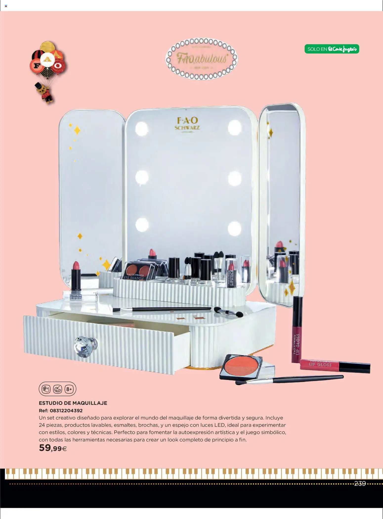 El Corte Inglés ofertas │ válido desde el 27.10.2025 | Página: 239 | Productos: Maquillaje, Espejo