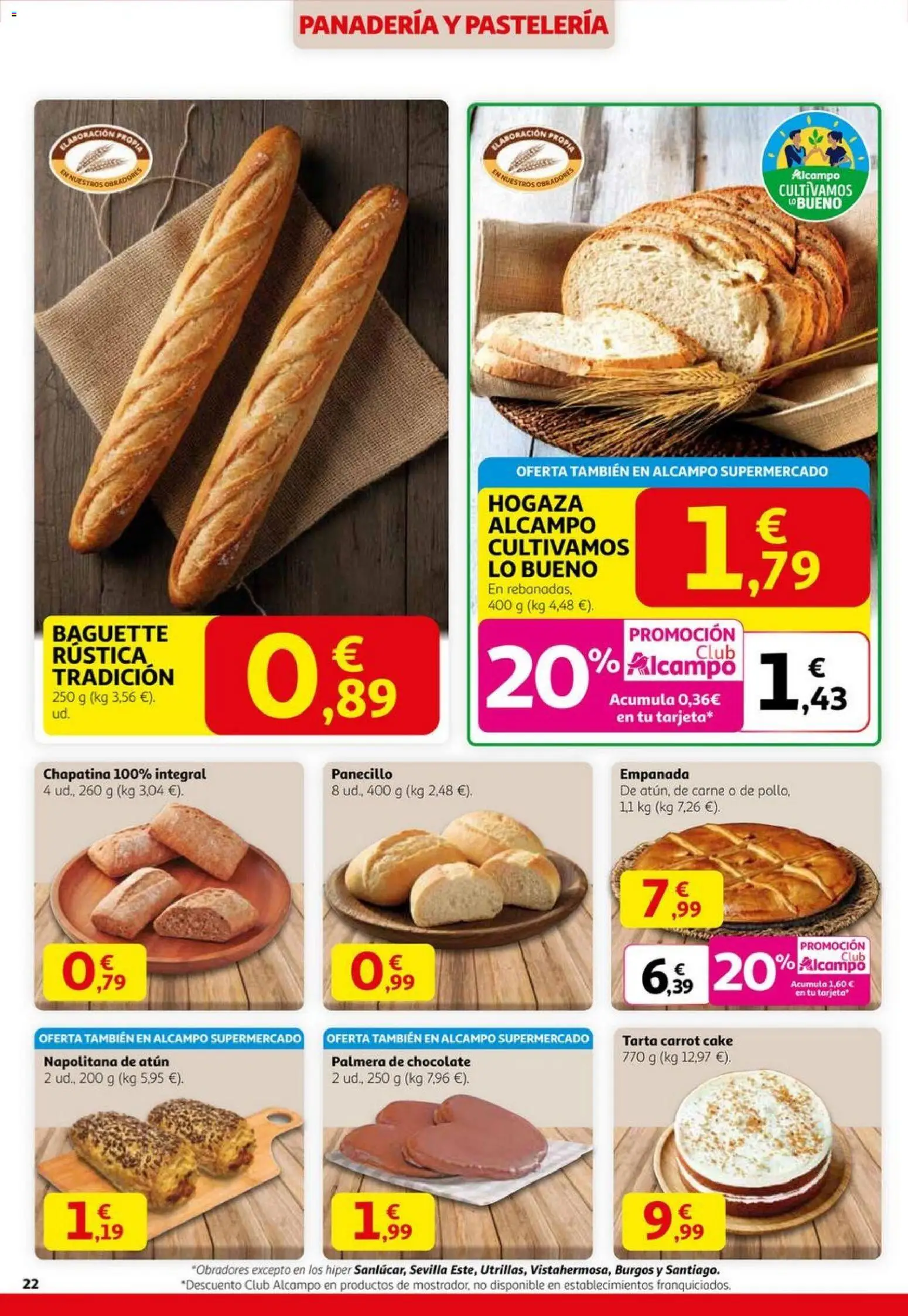 Alcampo -Black Friday │ válido desde el 06.11.2025 | Página: 22 | Productos: Chocolate, Panadería