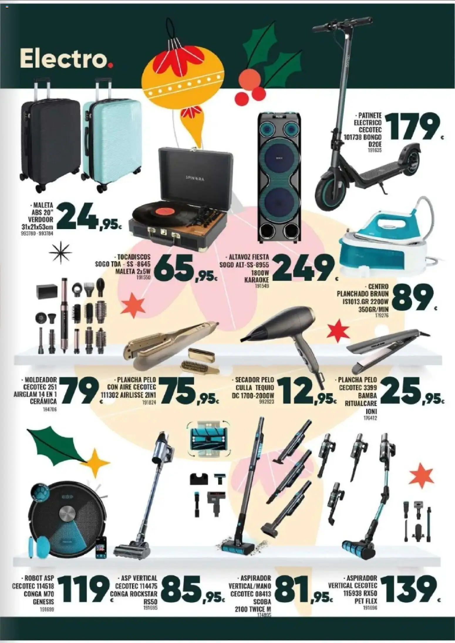 Family Cash folleto │ válido desde el 11.12.2025 | Página: 27 | Productos: Patinete, Maleta, Plancha, Robot