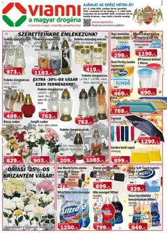 Vianni Akciós újság - amely érvényes a következő dátumtól: 29.10.2025