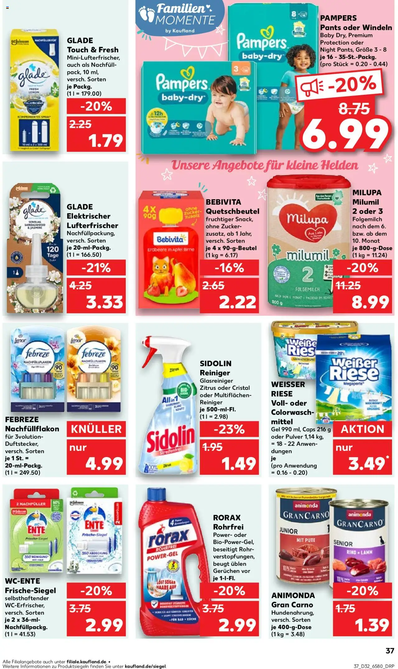 Kaufland prospekt Hamburg	 - gültig ab dem 07.08.2025 | Seite: 37 | Produkte: Pute, Pampers, Zucker, Birne
