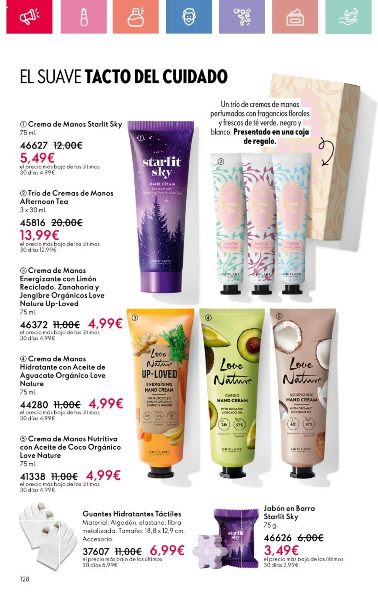 Oriflame - Catálogo Campaña 12 │ válido desde el 24.08.2025 | Página: 128 | Productos: Jabón, Aceite, Zanahoria, Aceite de coco