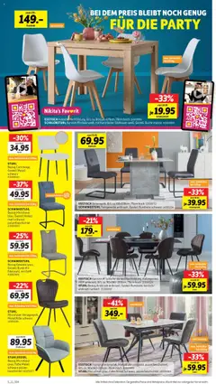 Sconto Prospekt 	 ab 13.10.2025 gültig | Seite: 4 | Produkte: Esstisch, Stuhl