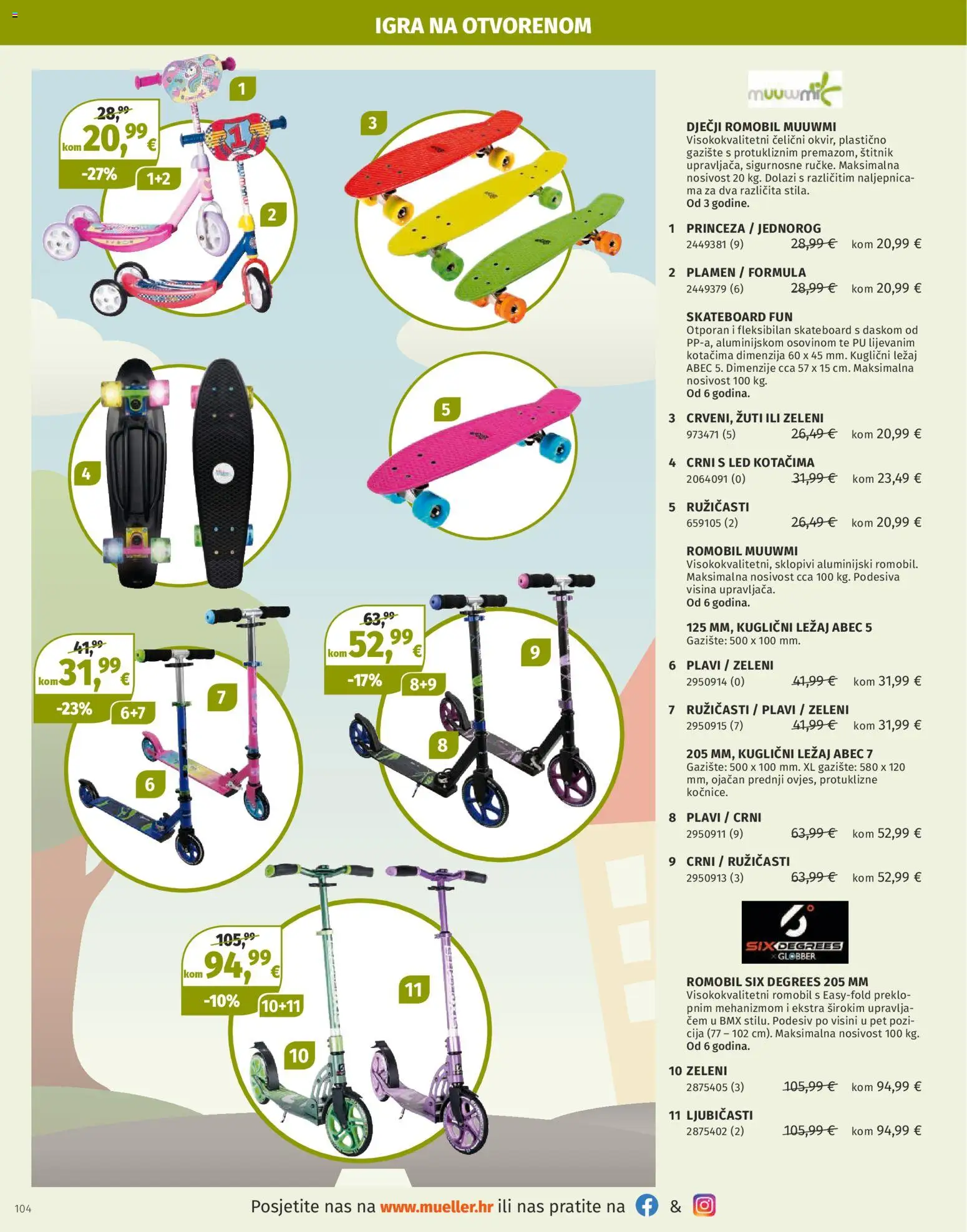 Müller katalog | vrijedi od 01.12.2025 | Stranica: 104 | Proizvodi: Romobil, Igra