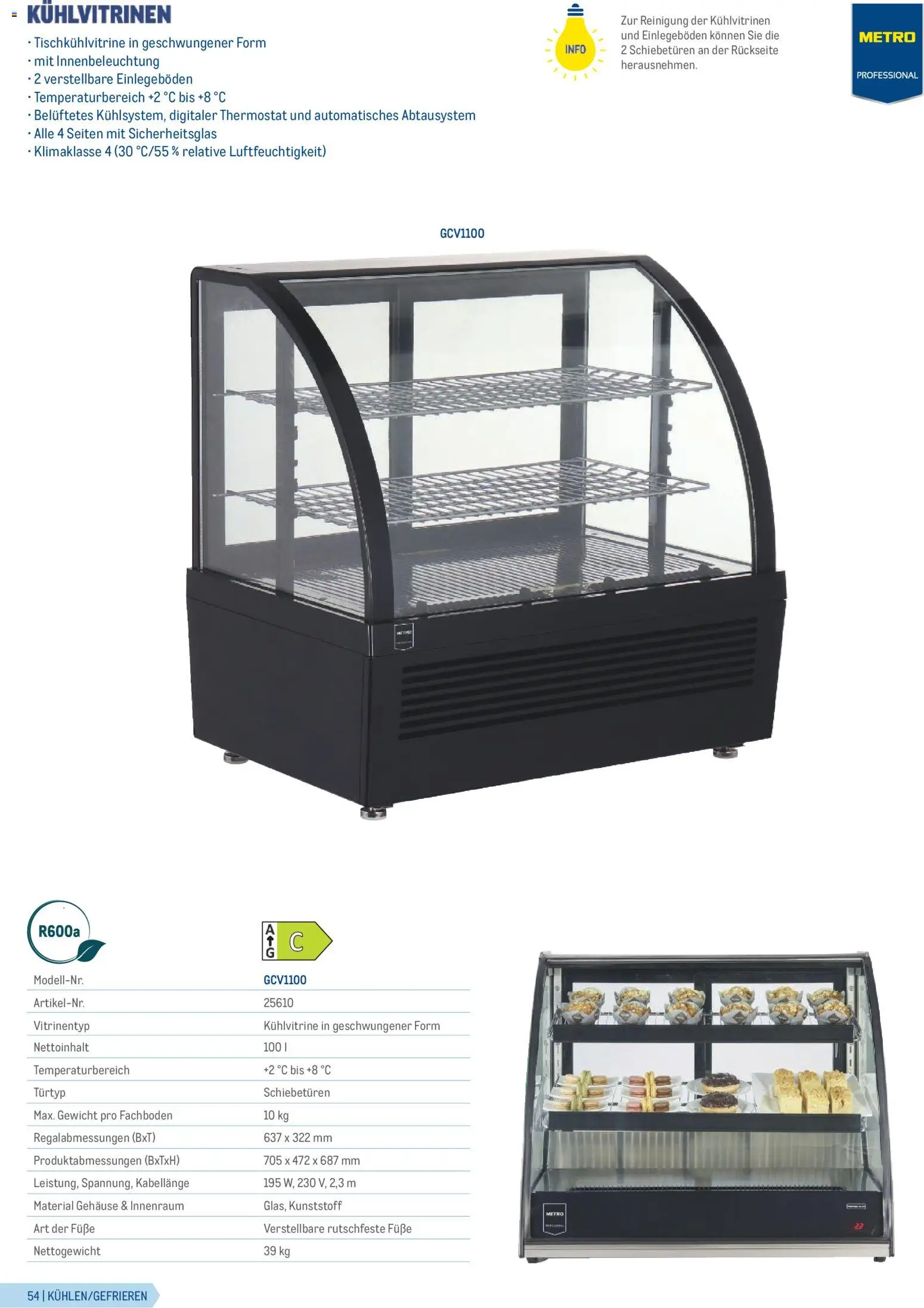 Metro Gastrogeräte gültig ab 23.02.2026 | Seite: 54 | Produkte: Gewicht