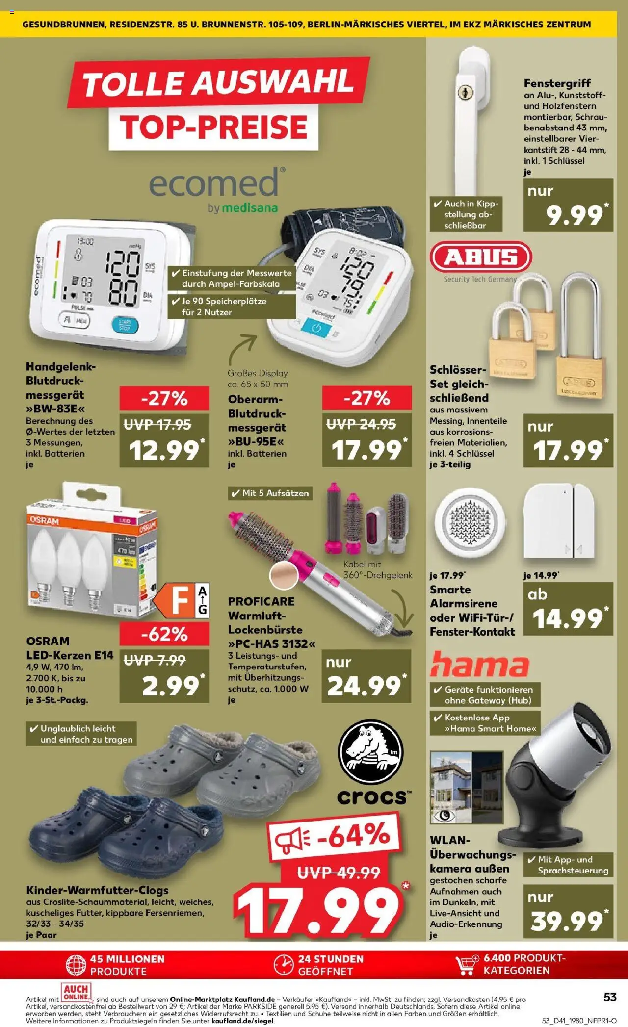 Kaufland prospekt Berlin	 – gültig ab 13.10.2025 | Seite: 53 | Produkte: Kamera, Kabel, Batterien, Monitor