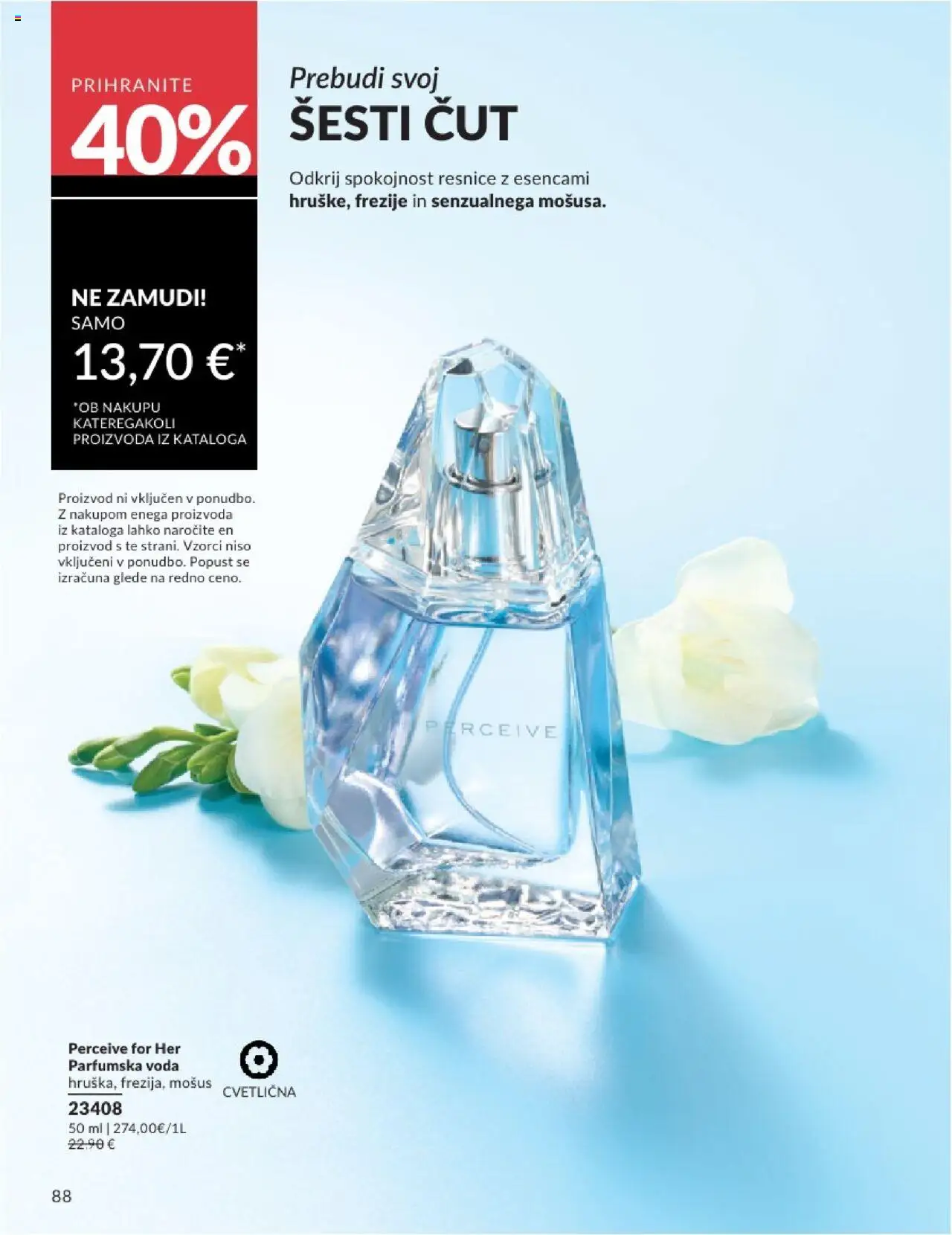 Avon katalog │ velja od 01.07.2025 | Stran: 88 | Izdelki: Voda, Parfumska voda