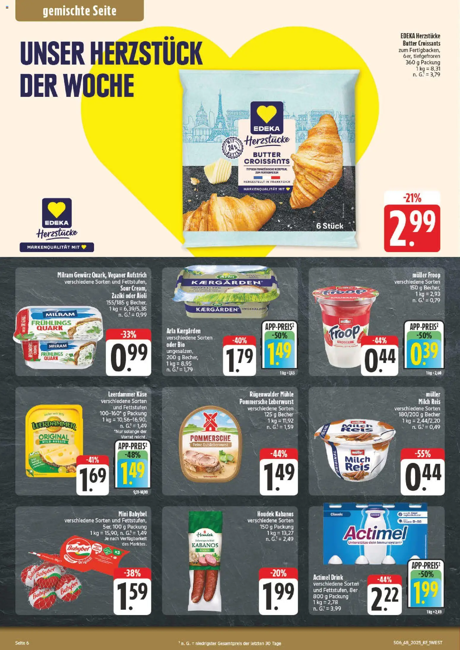 nah & gut - Black Friday – gültig ab 24.11.2025 | Seite: 6 | Produkte: Froop, Käse, Milram, Babybel