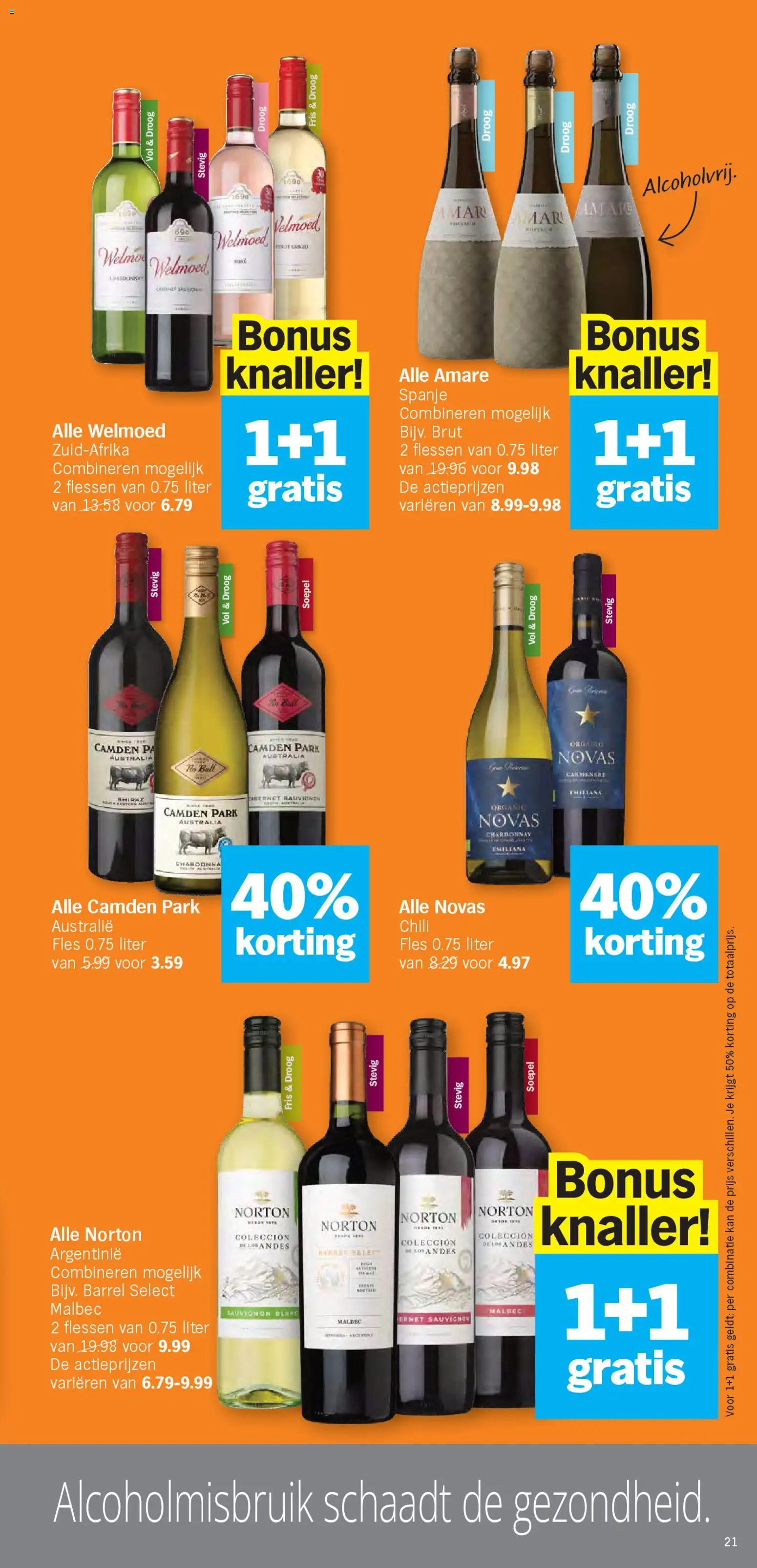 {H1} | Pagina: 21 | Producten: Fles, Kan