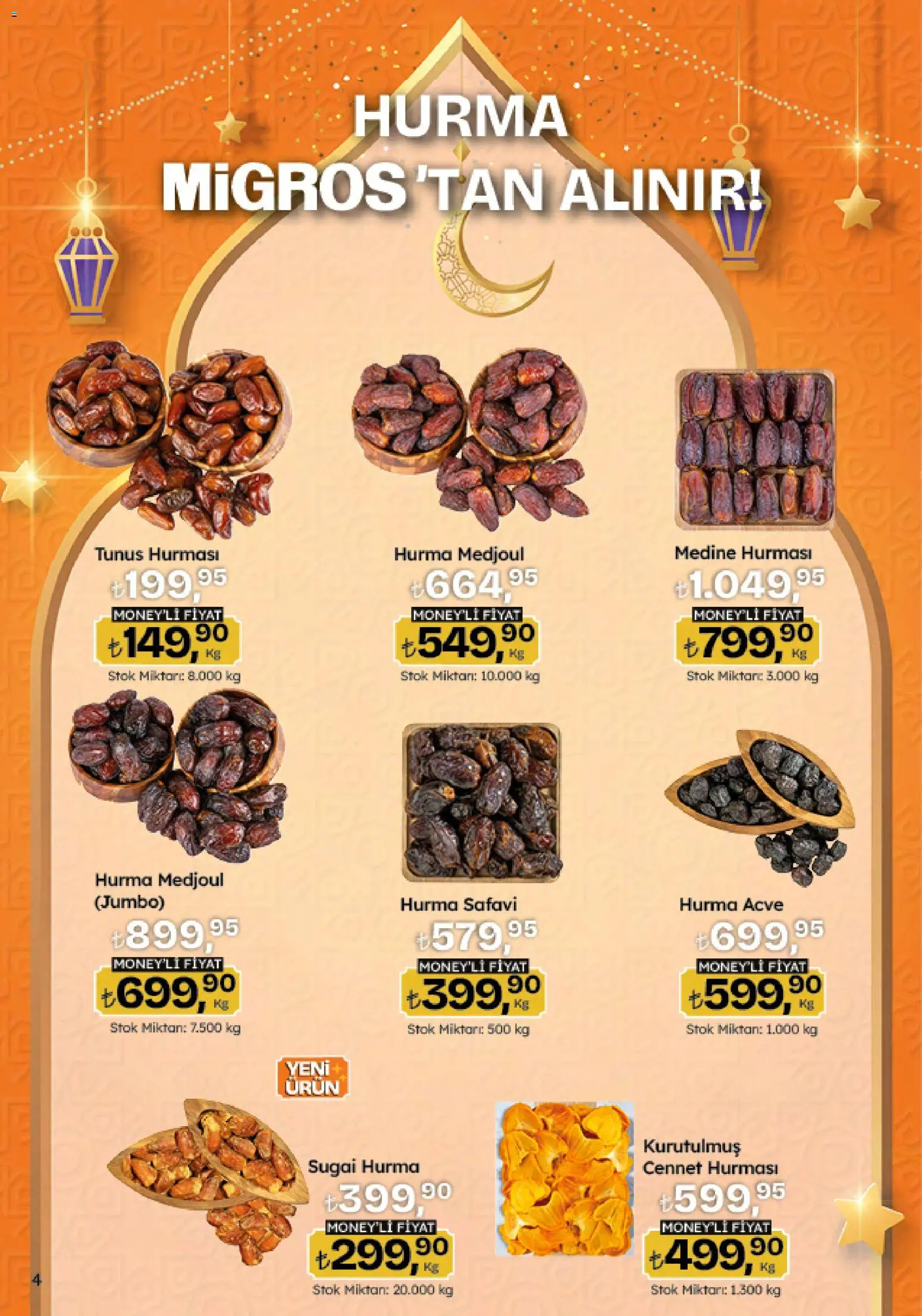 Migros Katalog - 5M Migroskop Dijital - 26.02.2026 tarihinden itibaren geçerlidir | Sayfa: 4 | Ürünler: Hurma, Cennet hurması