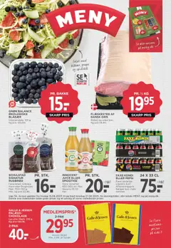 Eksempel på tilbudsavis Meny - Tilbudsavis fra butik Meny gyldig fra 15.08.2025