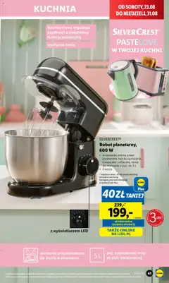 Lidl Katalog od 18.08.2025 | Strona: 43 | Produkty: Trzepaczka, Robot