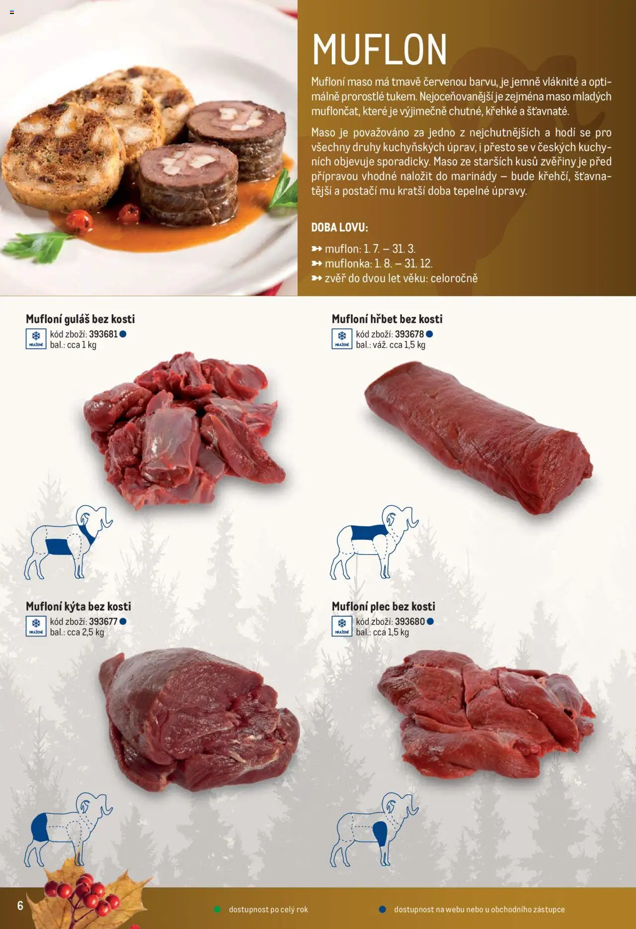 Makro leták - Zvěřina od 25.11.2024 | Strana: 6 | Produkty: Plec bez kosti, Kýta bez kosti, Guláš, Kýta
