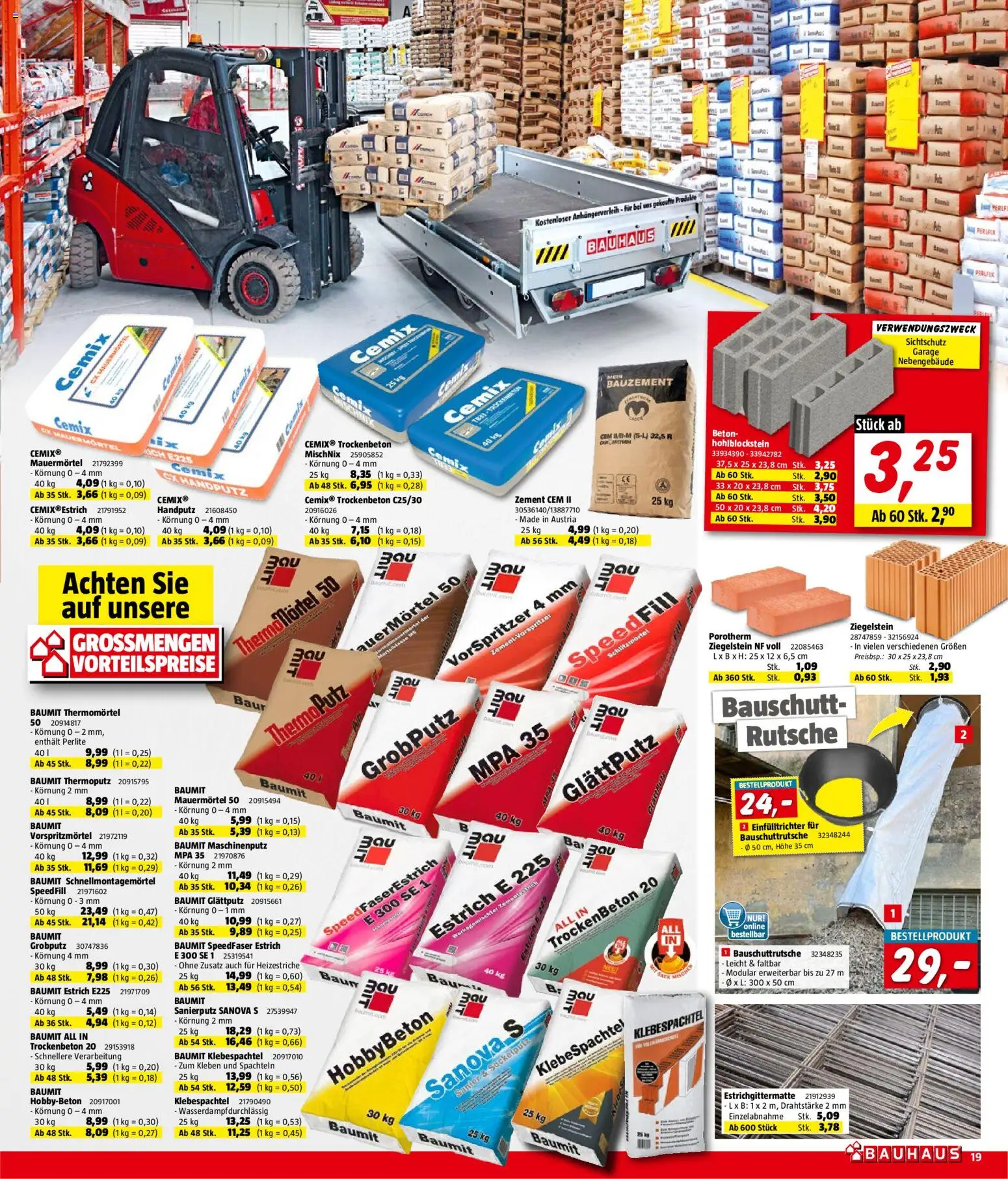 Bauhaus Prospekt aktuell gültig ab 01.04.2026 | Seite: 19