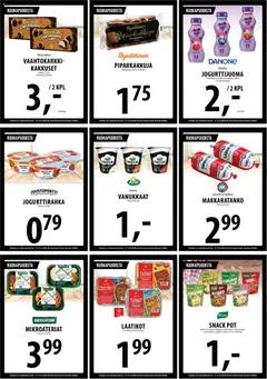 Tuuri-mainoslehti voimassa 08.04.2026 alkaen | Sivu: 9 | Tuotteet: Kana, Mustikka, Laatikko, Pasta