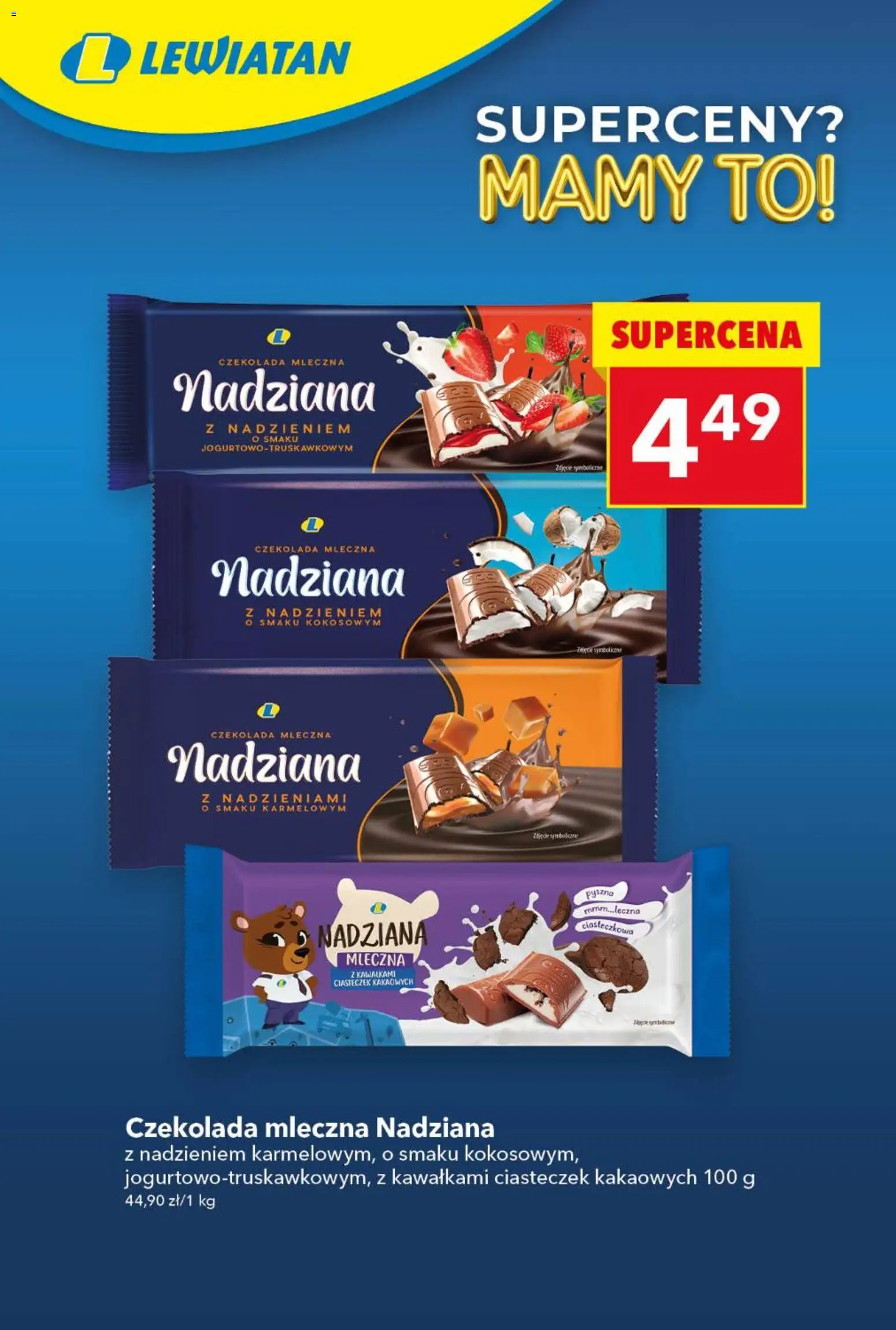 Lewiatan gazetka - Superceny od 09.04.2026 | Strona: 14 | Produkty: Czekolada mleczna, Czekolada