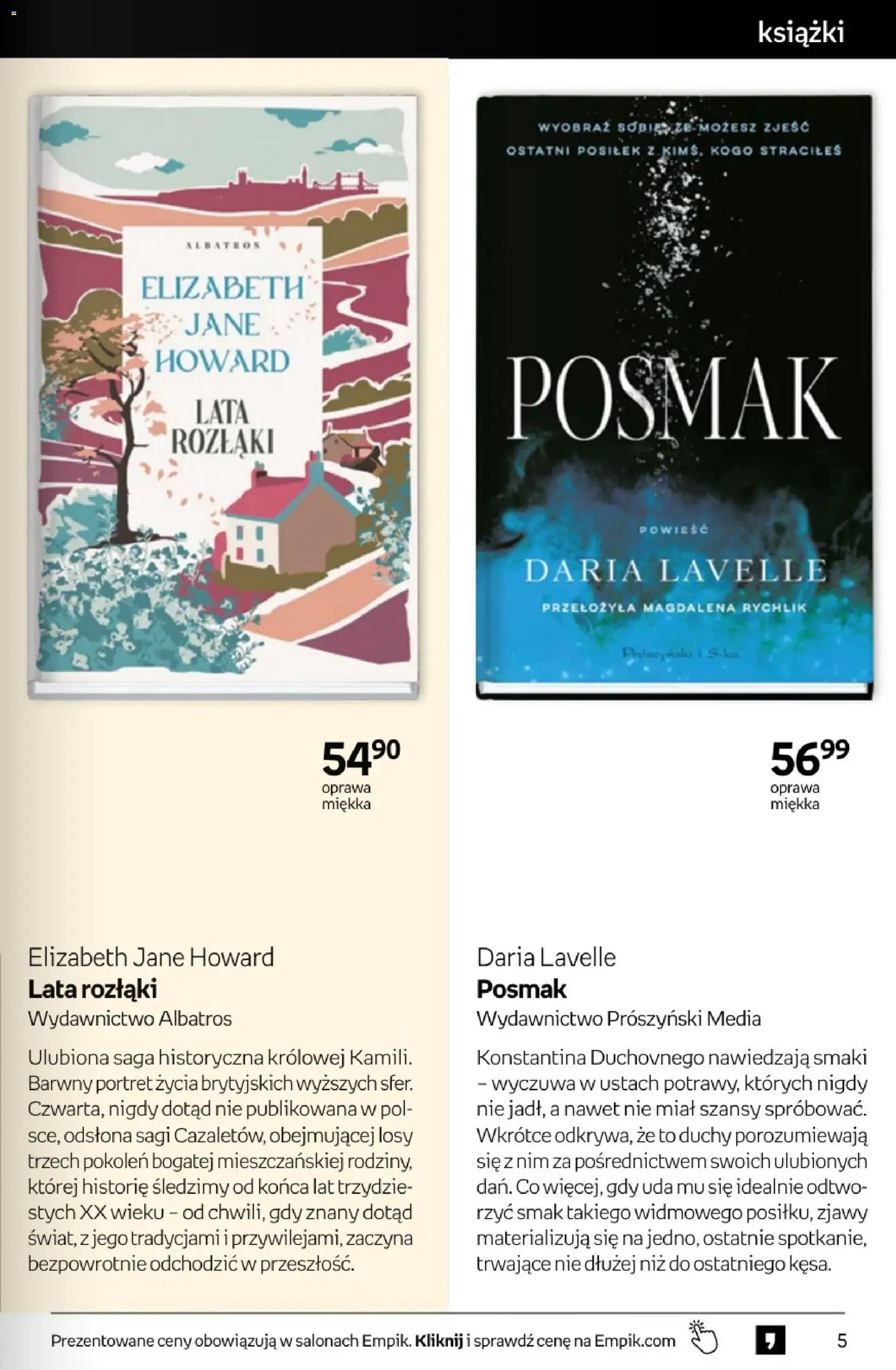 Empik promocje - Tom kultury Książki od 14.01.2026 | Strona: 5 | Produkty: Książki