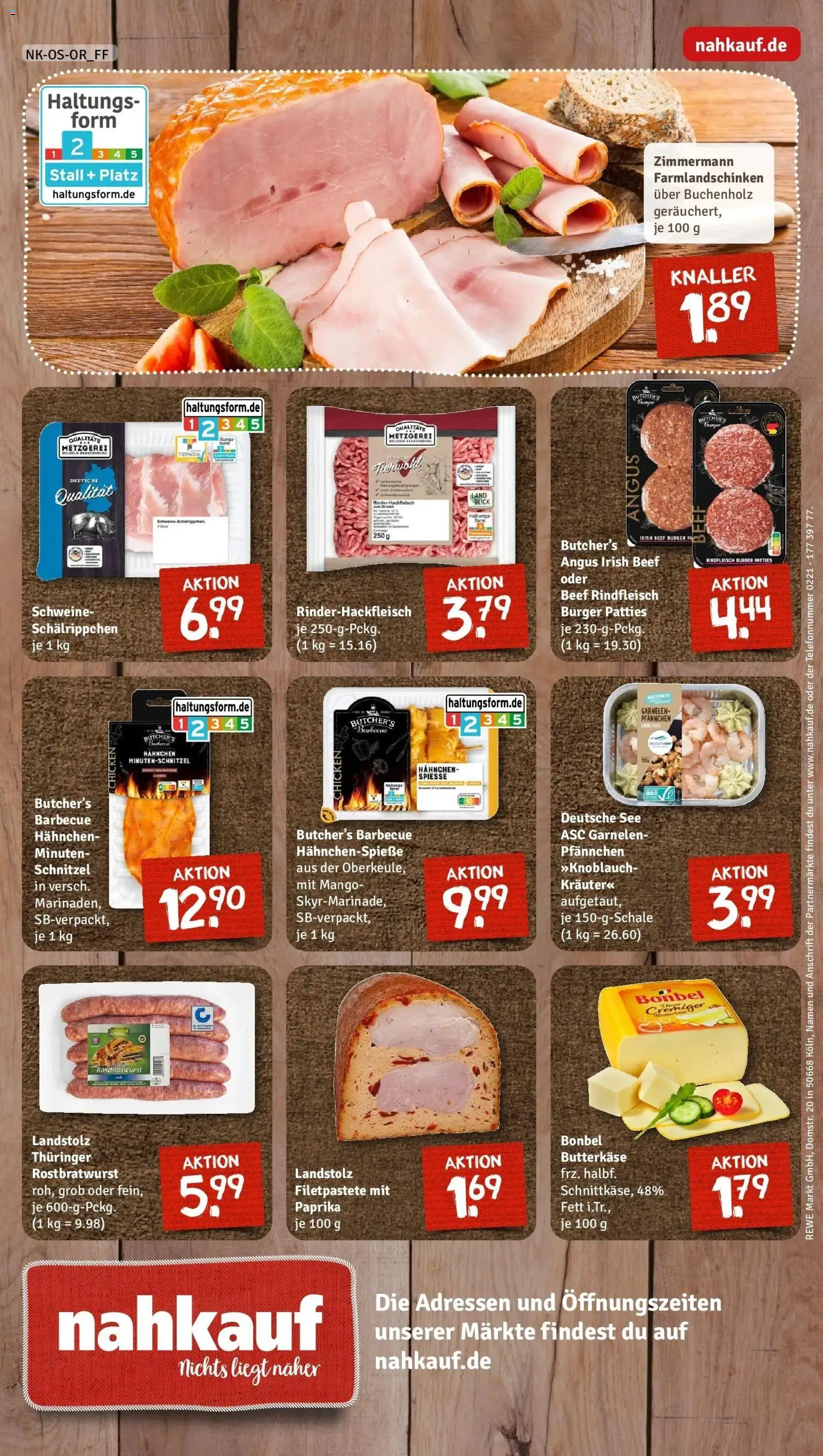 Rewe Prospekt Schneeberg	 – gültig ab 05.04.2026 | Seite: 8 | Produkte: Butter, Schnitzel, Paprika, Rindfleisch