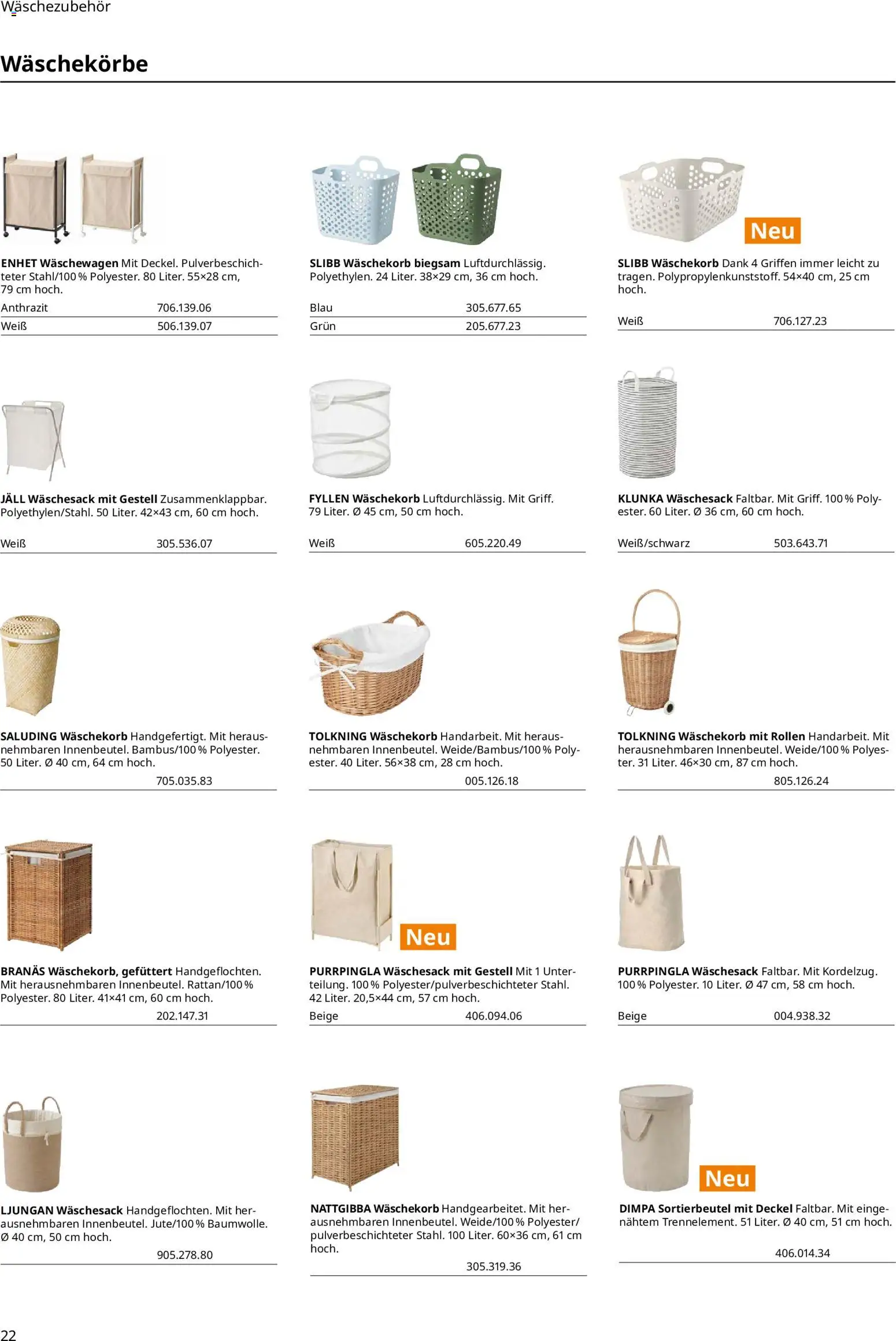 Ikea Hauswirtschaftsraum – gültig ab 01.04.2025 | Seite: 22