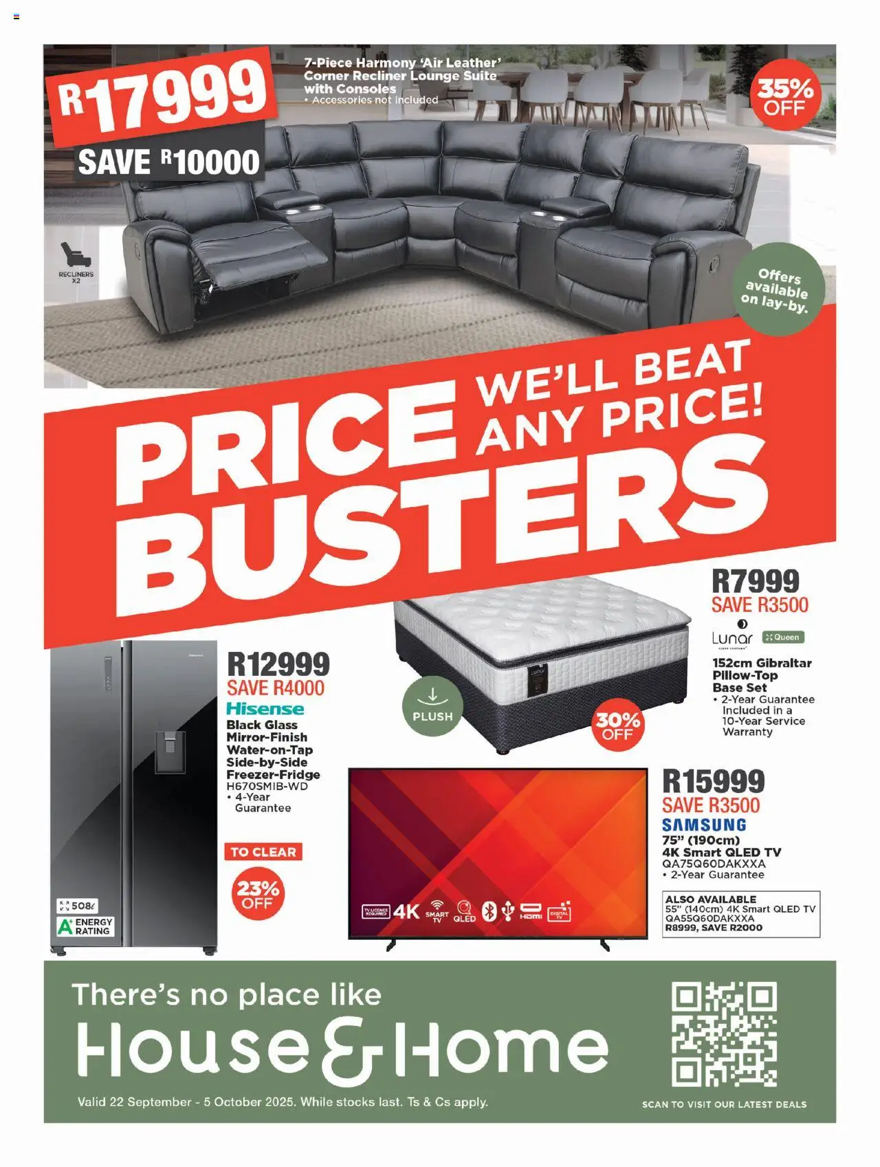 New House and Home catalogue – valid from 22.09.2025 | Page: 1 | Products: TV, Lounge suite