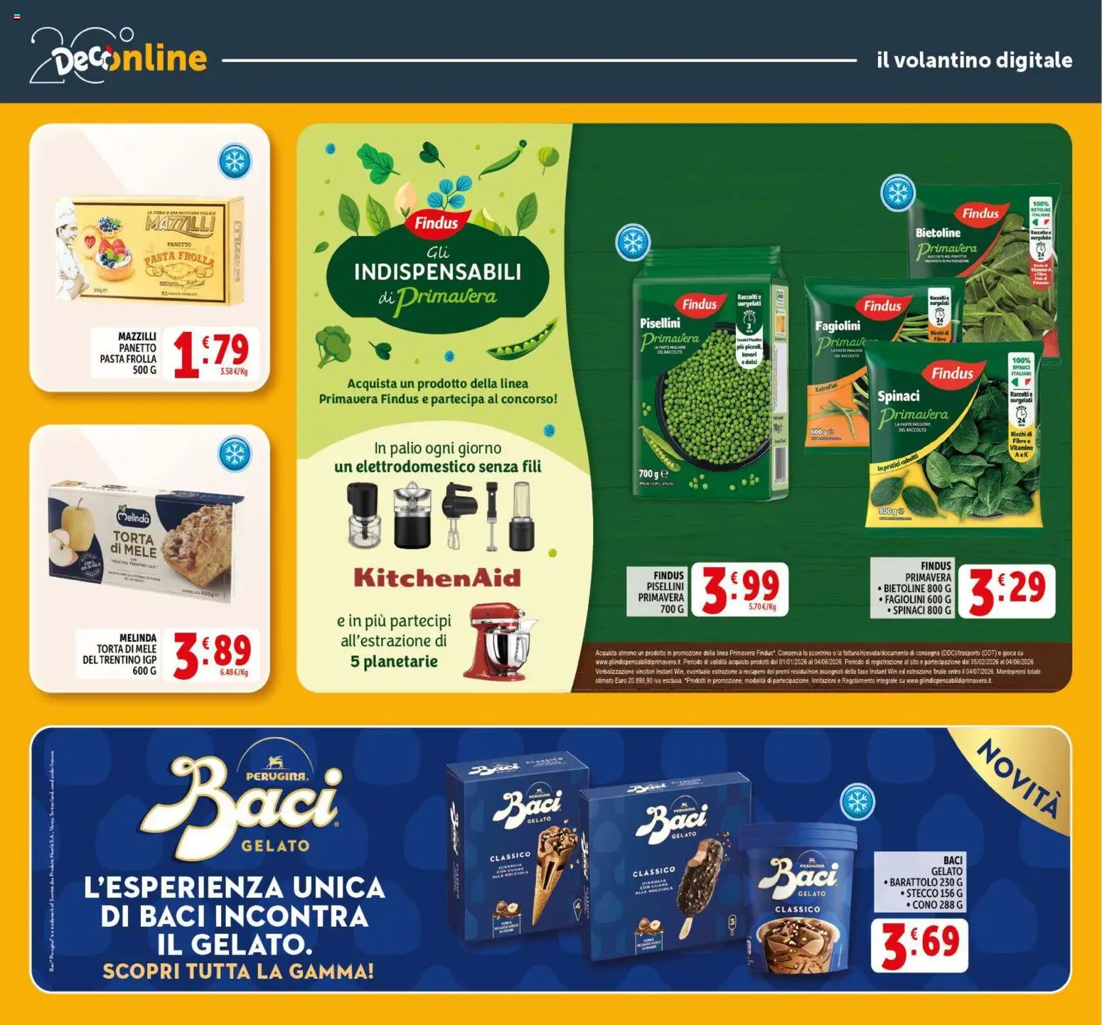 Volantino Decò del 17.03.2026 | Pagina: 28 | Prodotti: Mele, Spinaci, Torta, Fagiolini