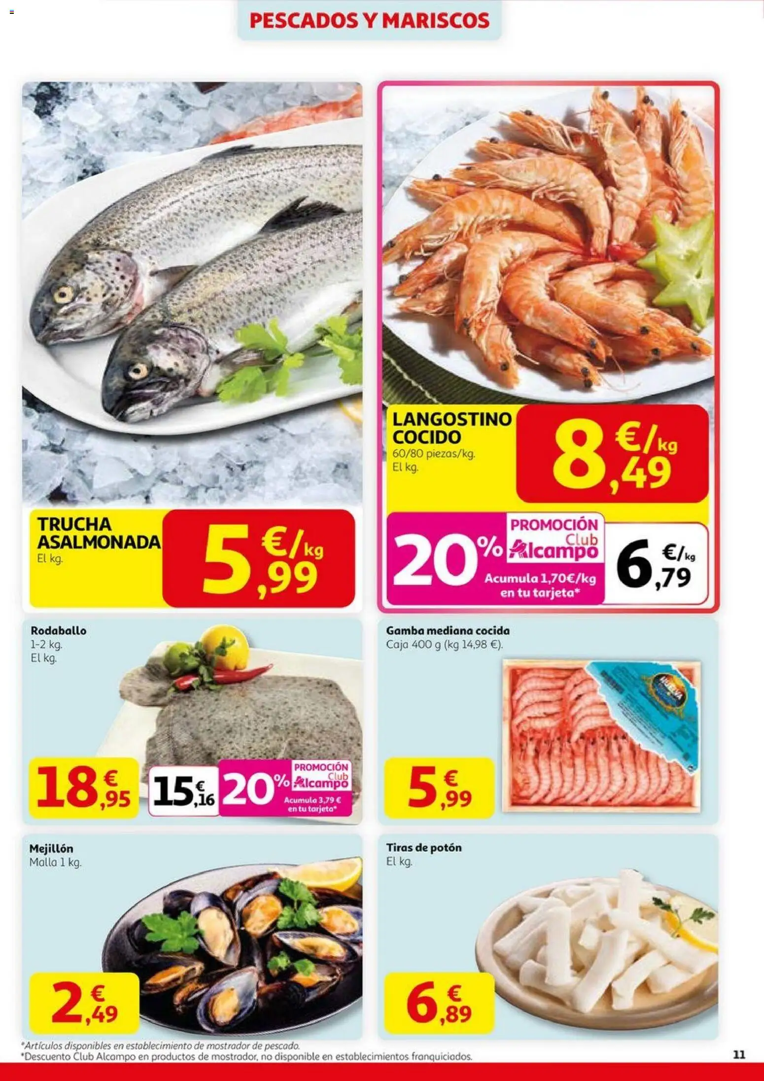 Alcampo - Black Friday │ válido desde el 06.11.2025 | Página: 11 | Productos: Caja, Langostino, Gamba