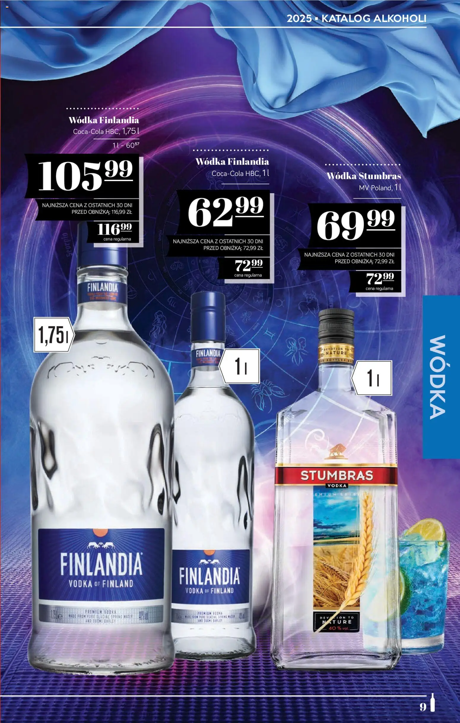 POLOmarket Katalog - Alkoholi od 14.11.2025 | Strona: 9 | Produkty: Wódka finlandia, Wódka Stumbras, Vodka, Wódka