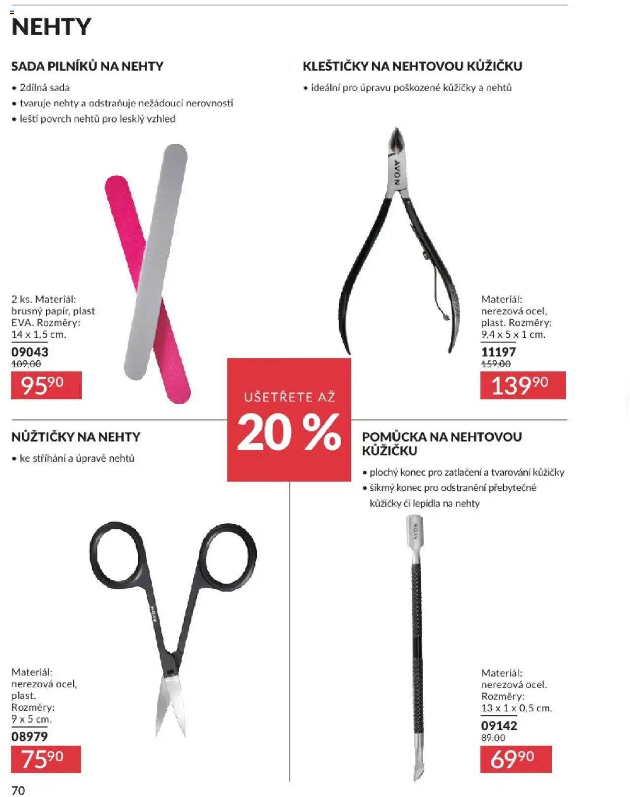 Avon katalog 6/2025 od 01.06.2025 | Strana: 70 | Produkty: Nehty, File