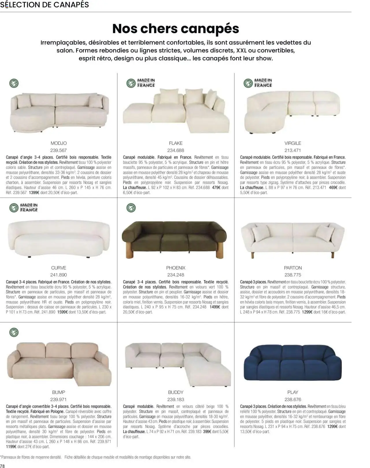 {H1} | Page: 80 | Produits: Pinces, Canapé, Élastiques, Chapeau