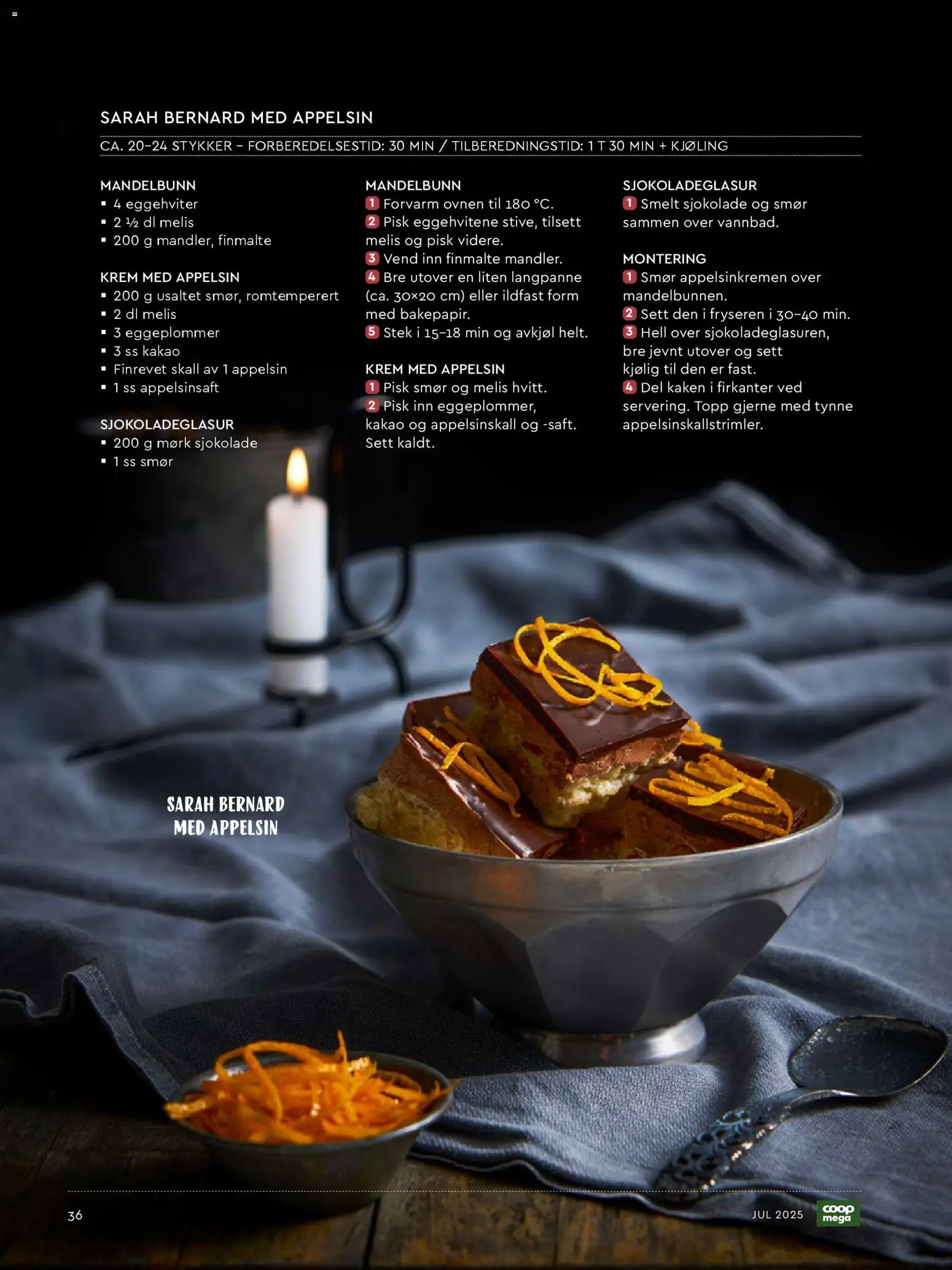 {H1} | Side: 36 | Produkter: Smør, Sjokolade, Krem, Topp