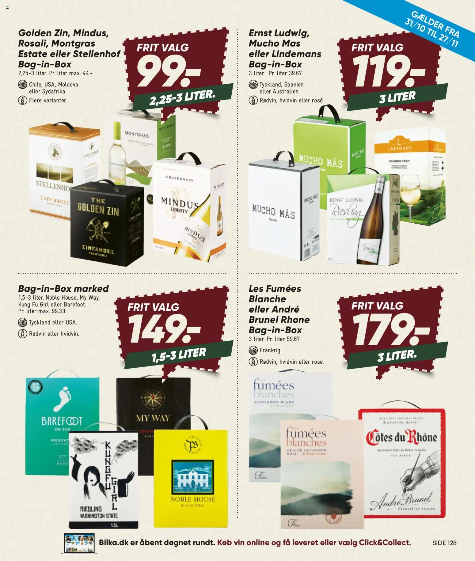 Bilka tilbudsavis – gyldig fra 31.10.2025 | Side: 5 | Produkter: Vin