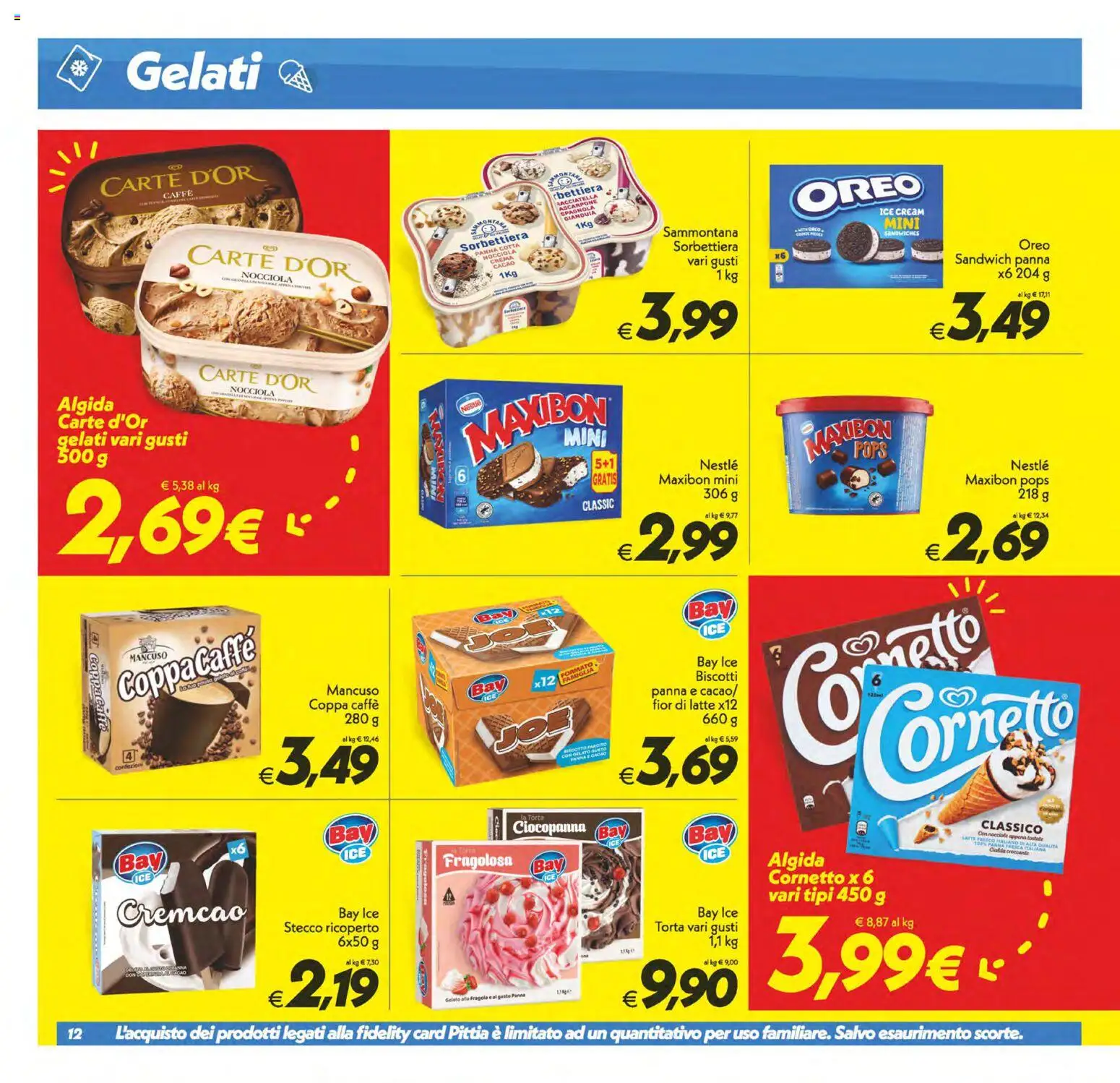 Volantino SuperConveniente del 17.04.2026 | Pagina: 12 | Prodotti: Crema, Gelato, Nocciole, Torta