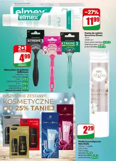 Pogląd oferty "Pasta do zębów Sensitive Elmex, 75 ml" - ważna od 10.12.2025 | Strona: 76 | Produkty: Maszynka do golenia, Płatki, Pasta do zębów, Lotion