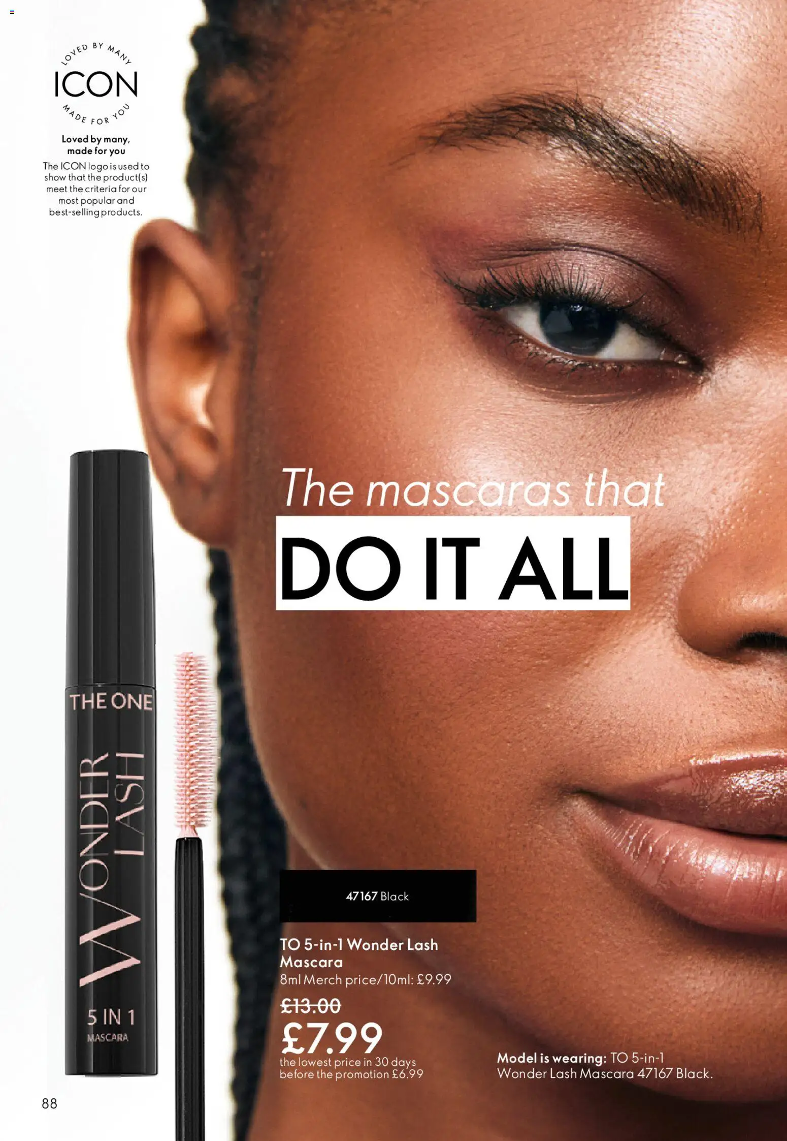 {H1} | Page: 88 | Products: Mascara