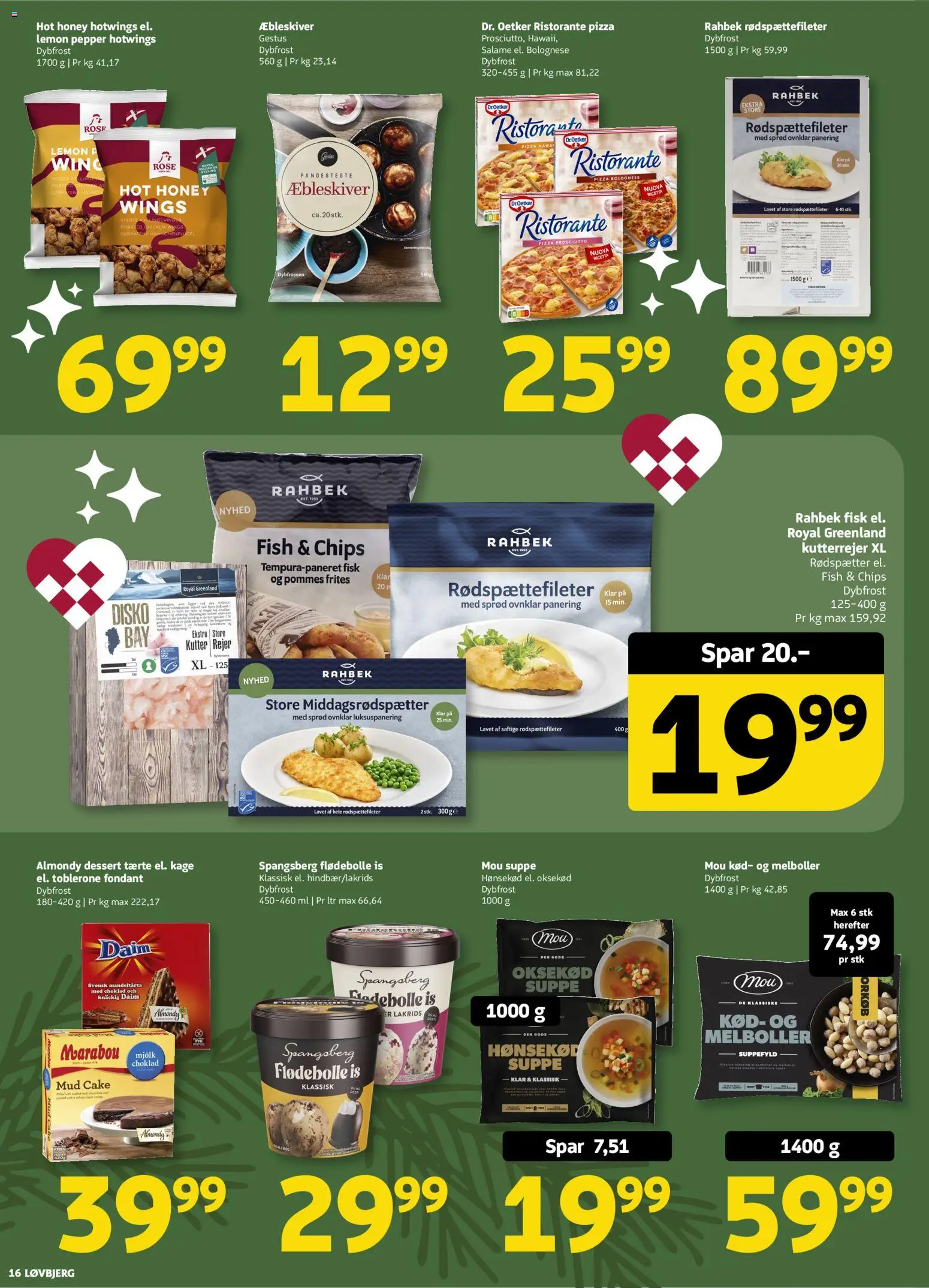 Løvbjerg tilbudsavis – gyldig fra 19.12.2025 | Side: 18 | Produkter: Fisk, Pommes frites, Lakrids, Rejer