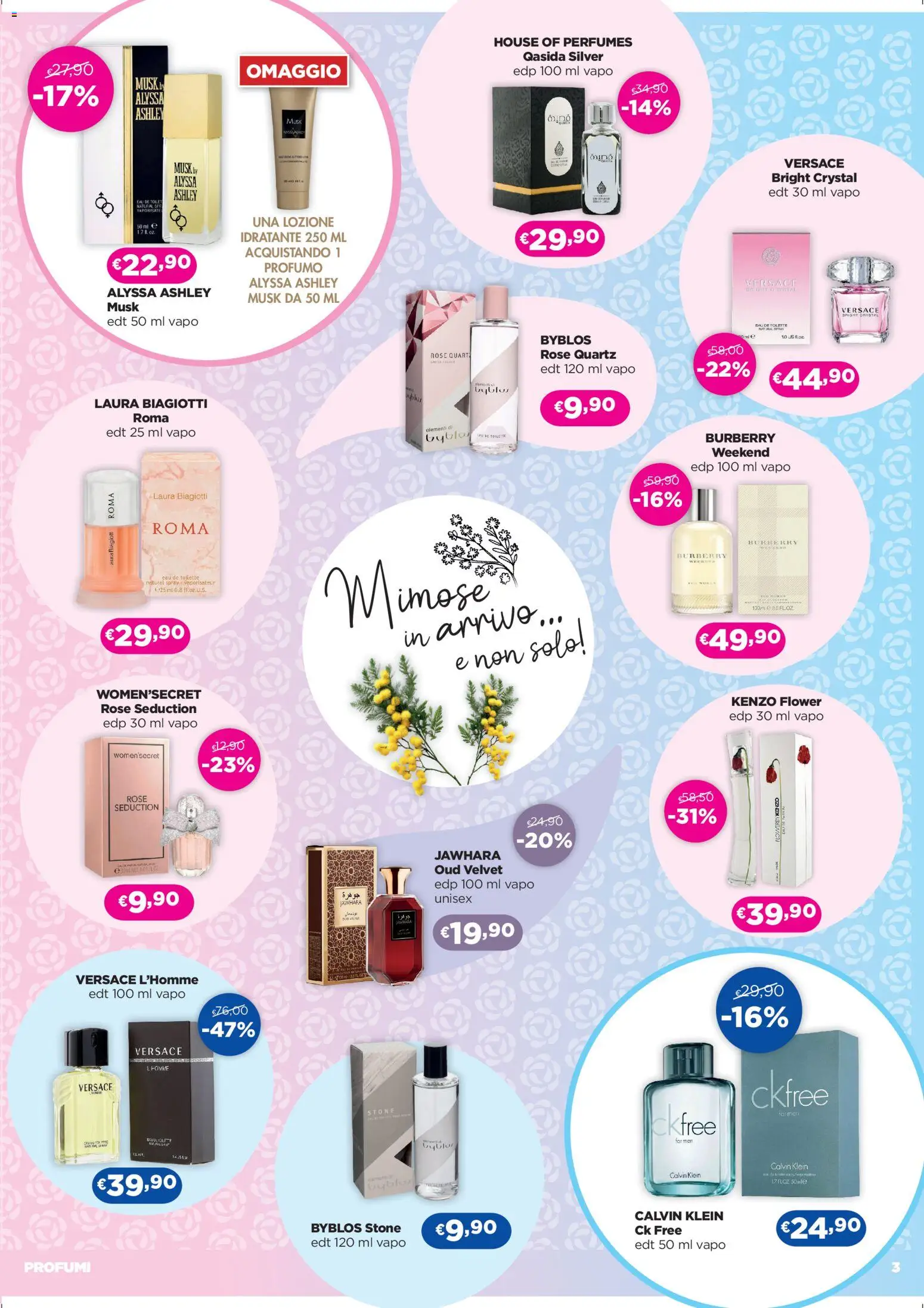 Volantino Acqua e Sapone del 26.02.2026 | Pagina: 3 | Prodotti: Profumo
