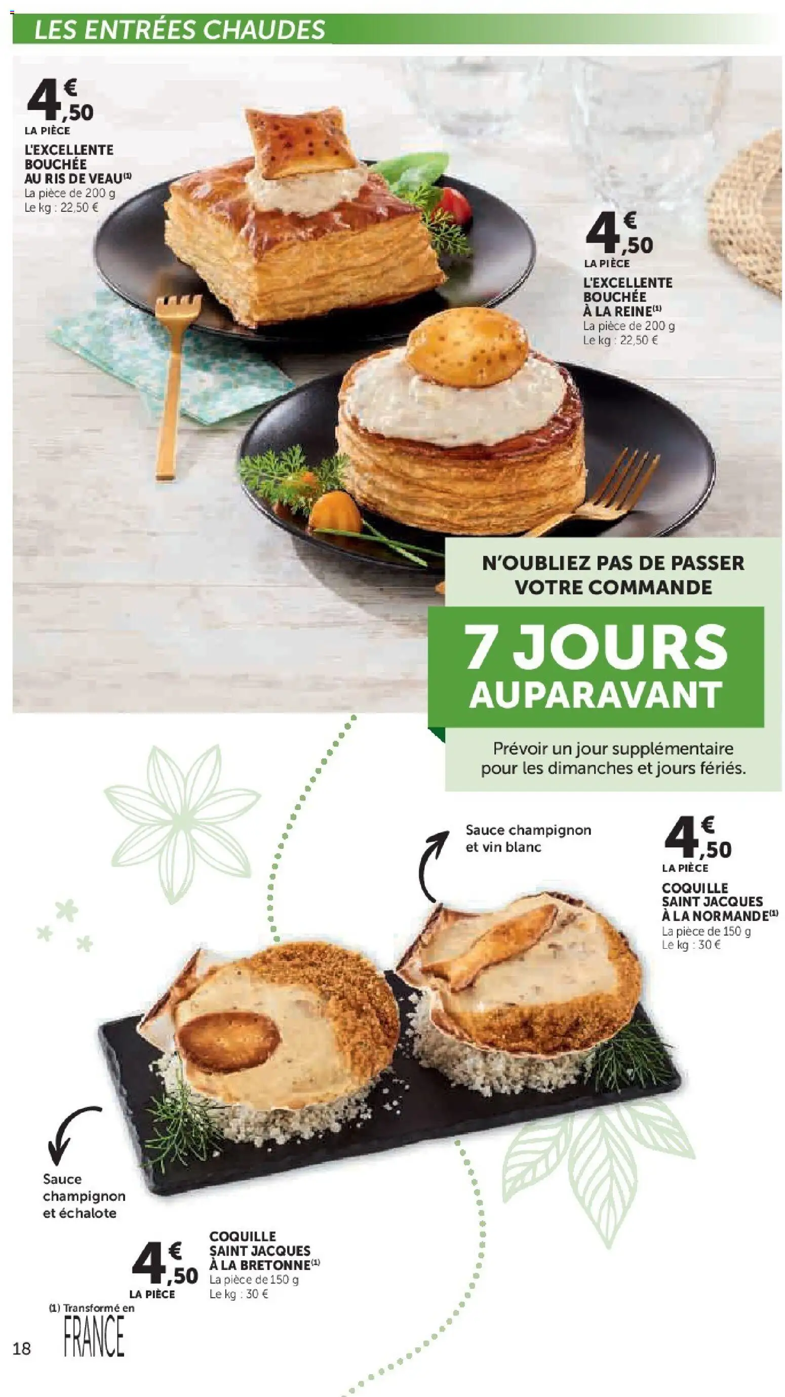 {H1} | Page: 18 | Produits: Échalote, Champignon, Vin