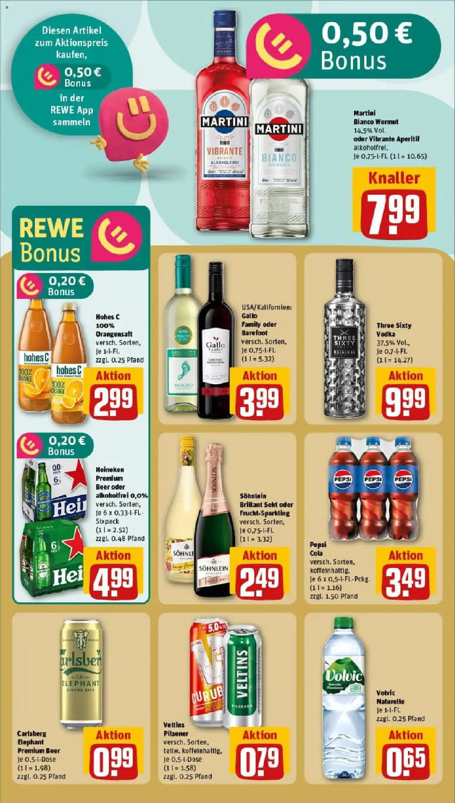 Rewe prospekt Ulm / Boefingen	 – gültig ab 10.11.2025 | Seite: 11 | Produkte: Cola, Pepsi, Hohes c, Volvic