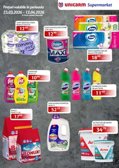 Ofertele Unicarm valabile de la 23.03.2026 | Pagină: 7 | Produse: Pomelo, Bucătărie, Detergent, Lămâie