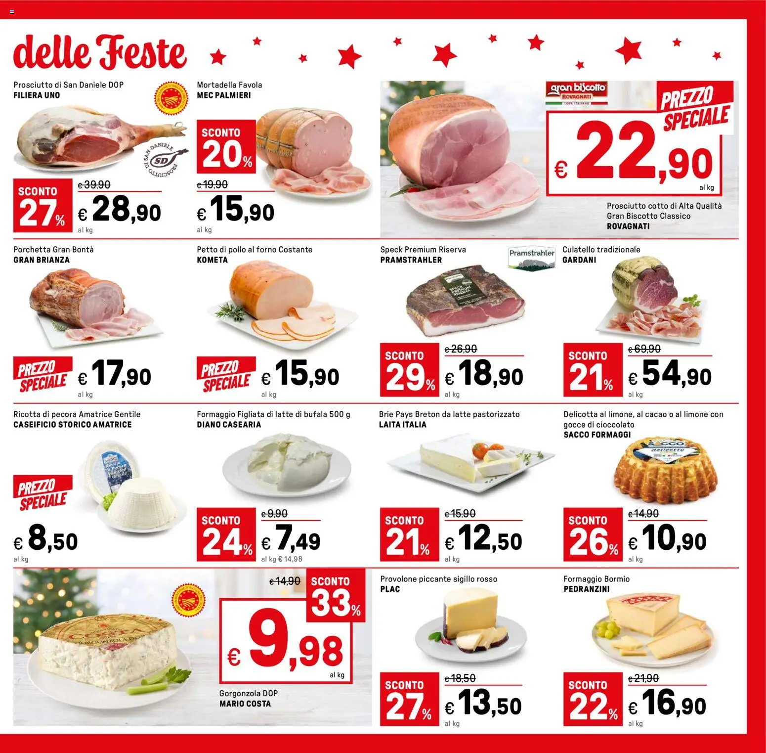 Volantino Iper del 15.12.2025 | Pagina: 5 | Prodotti: Speck, Porchetta, Ricotta, Cacao