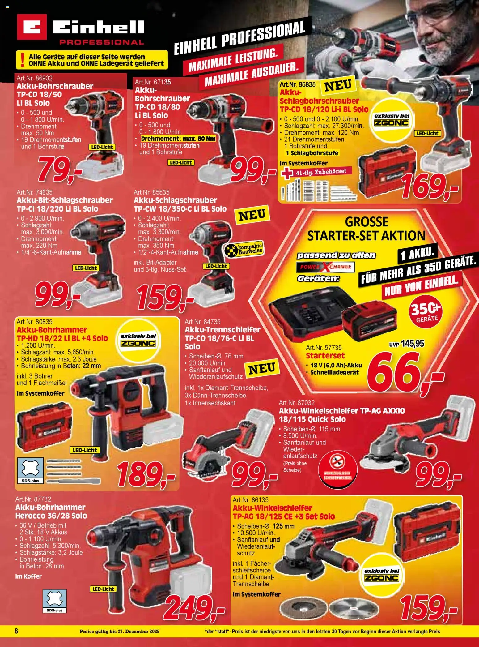 Zgonc - Flugblatt November I 2025 gültig ab 01.12.2025 | Seite: 6 | Produkte: Koffer